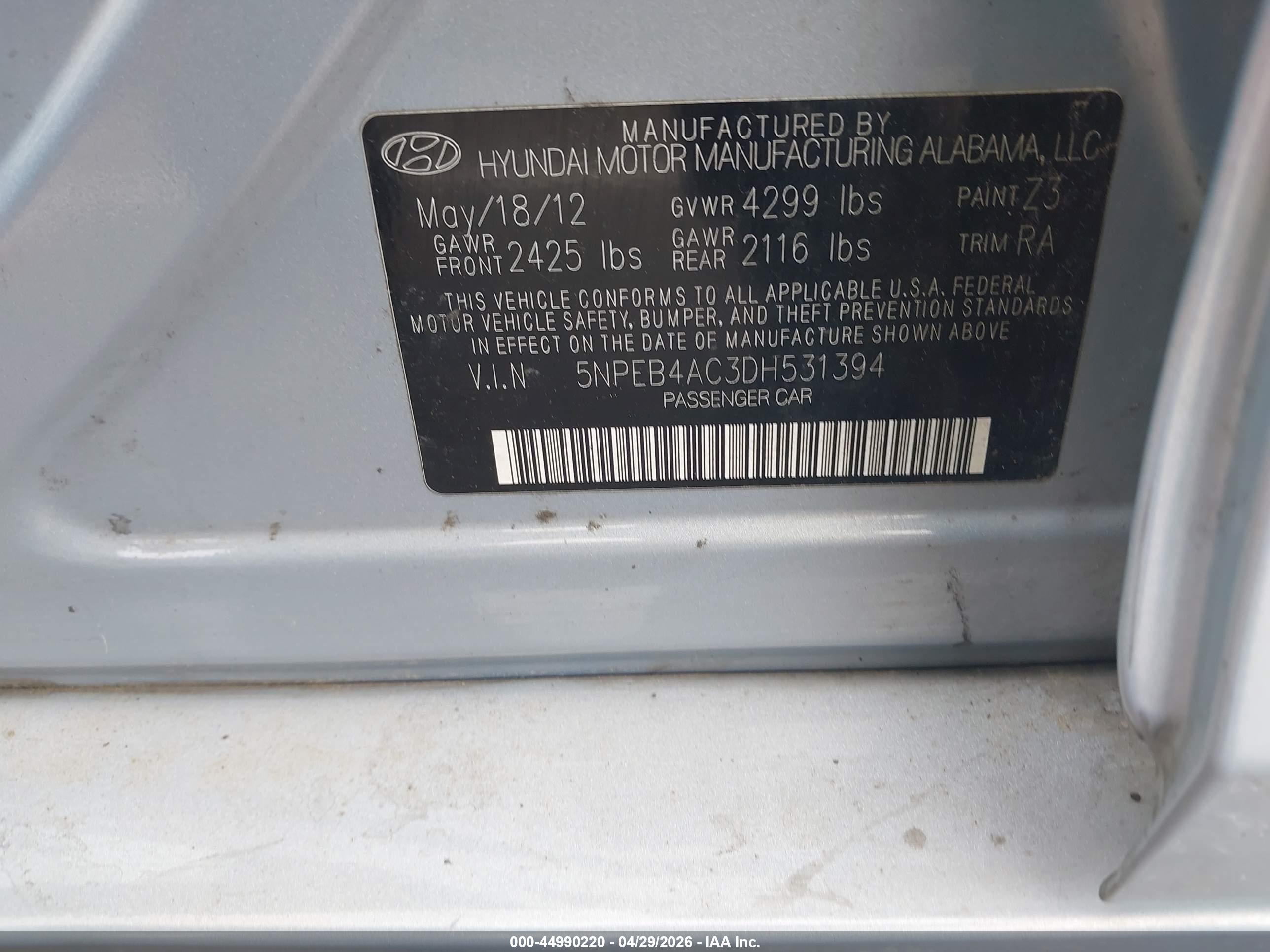 HYUNDAI SONATA image 9