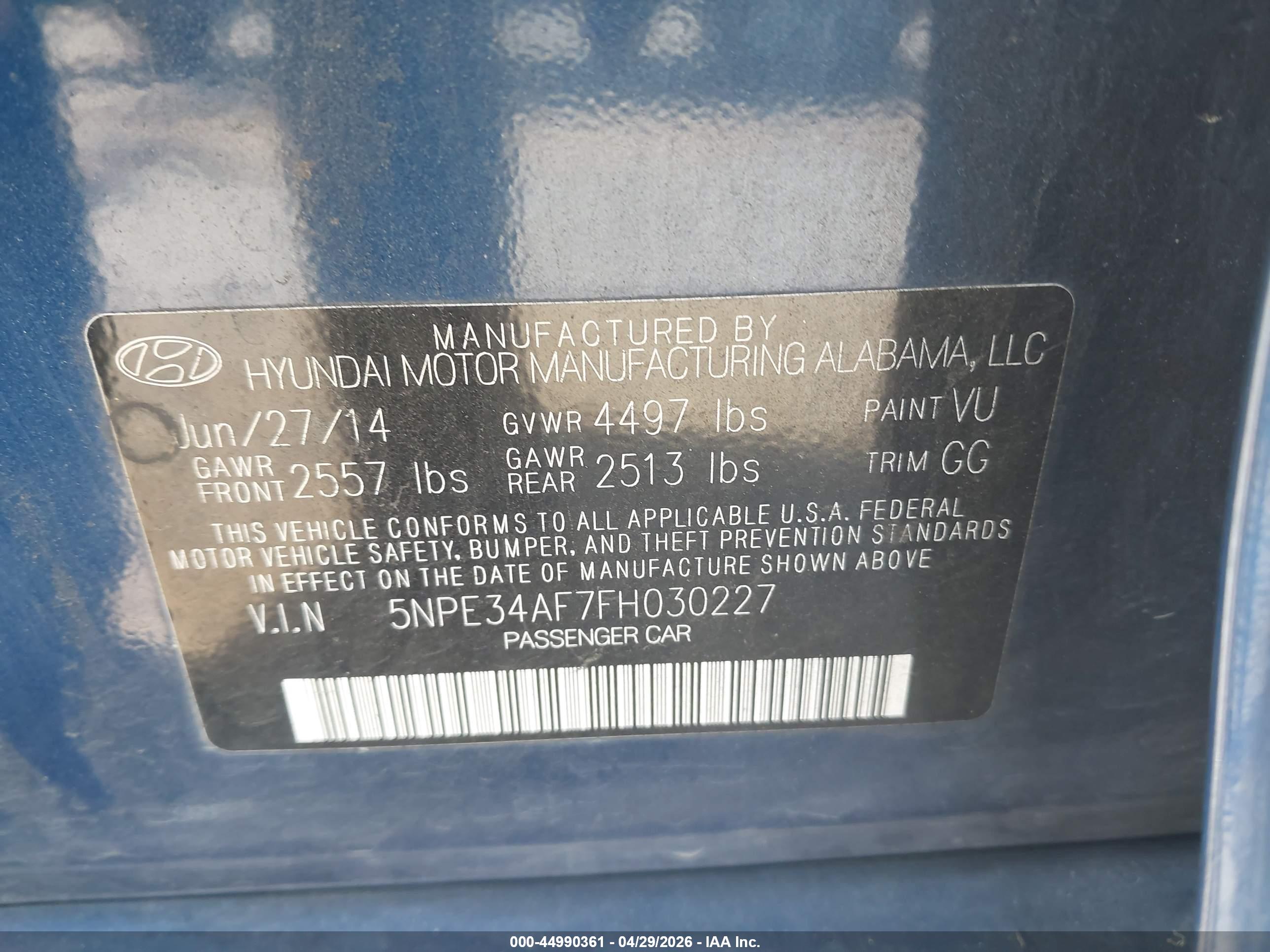 HYUNDAI SONATA image 9