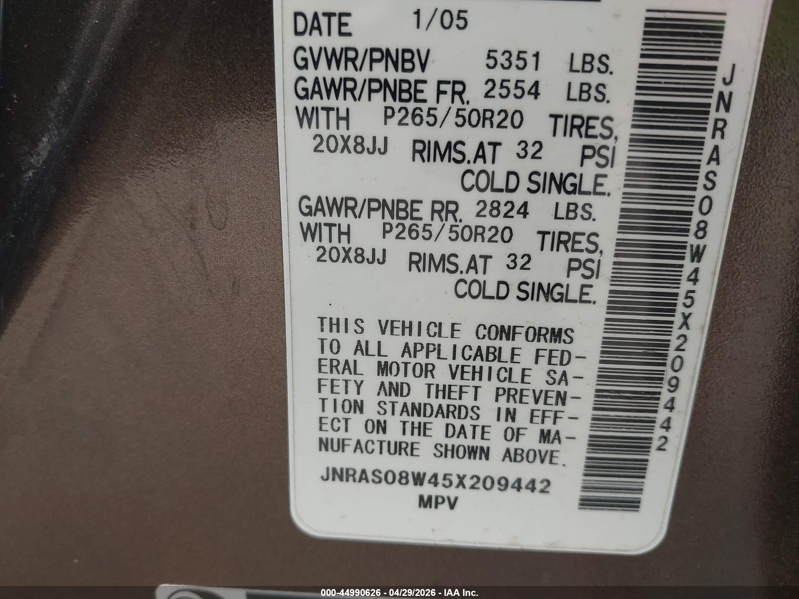 INFINITI FX35 image 9