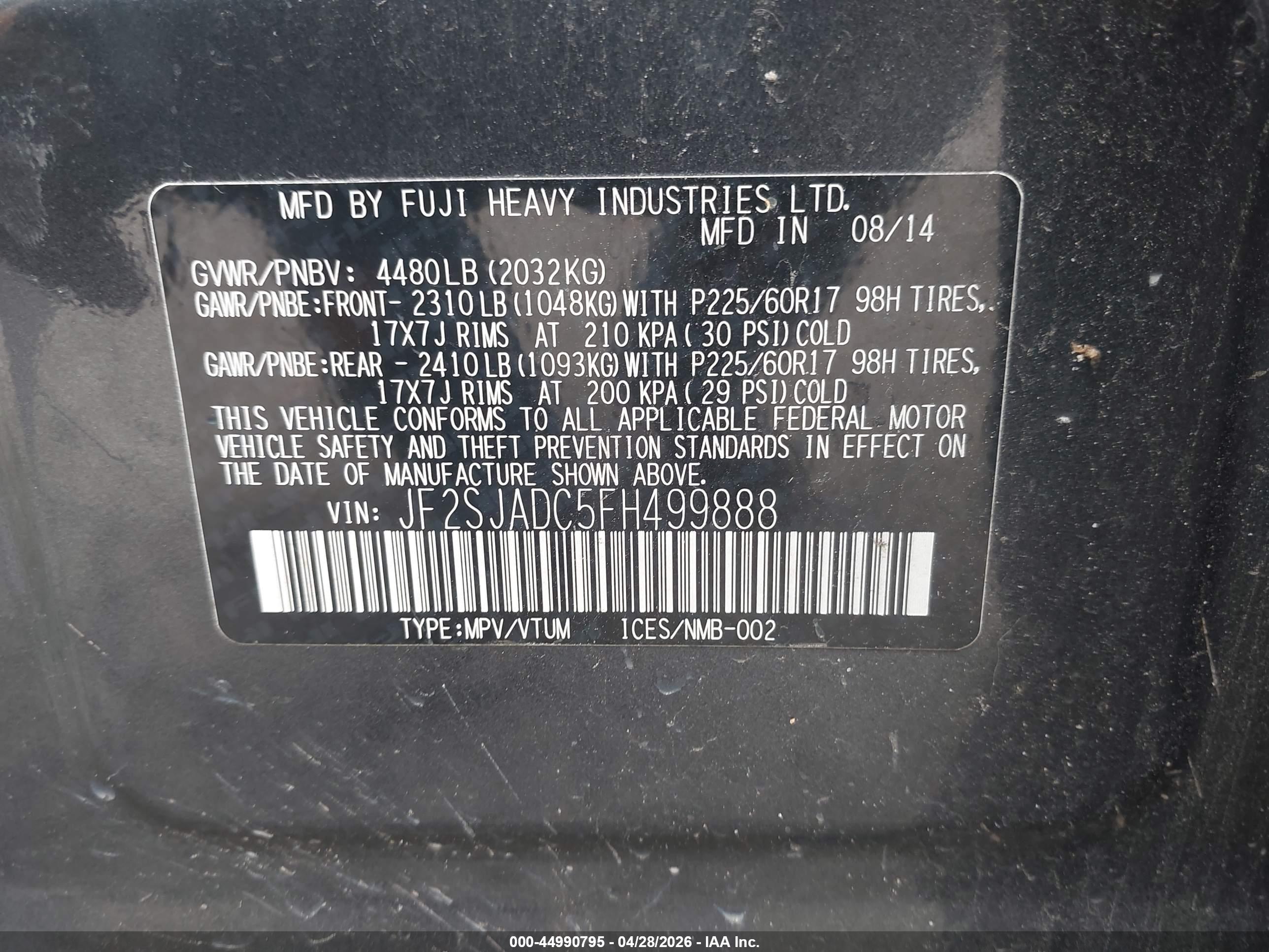 SUBARU FORESTER image 9