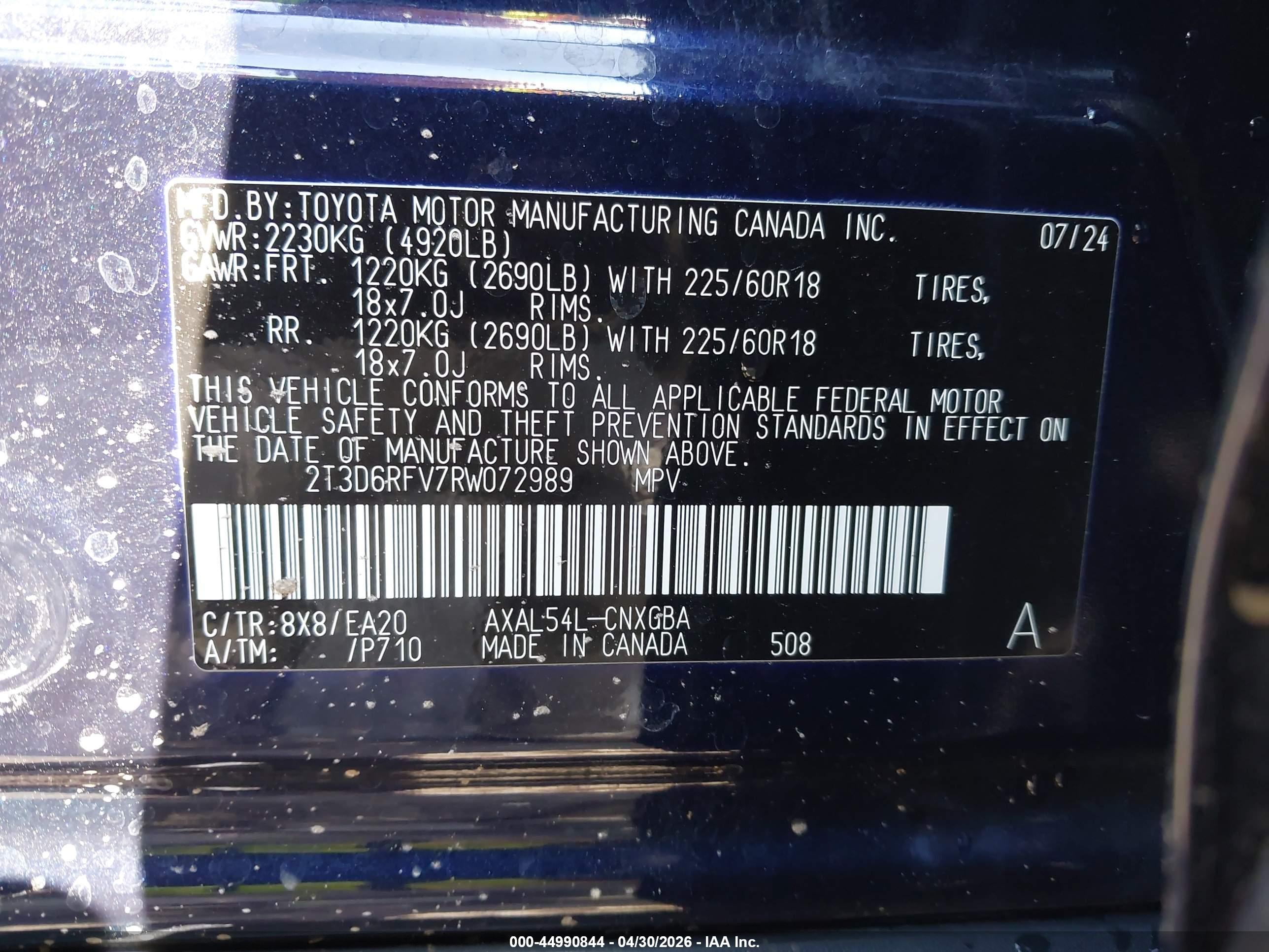 TOYOTA RAV4 image 9