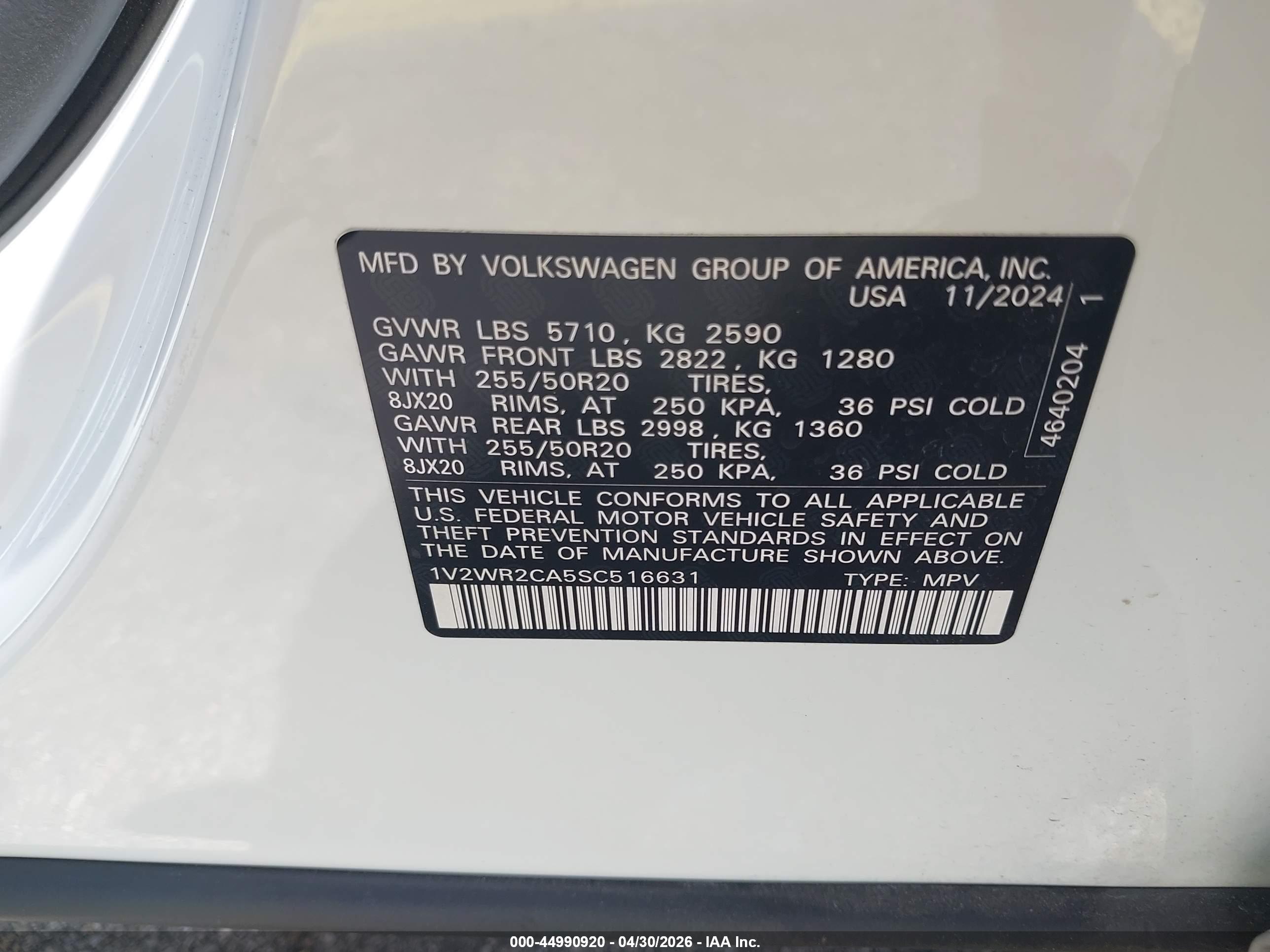 VOLKSWAGEN ATLAS image 9