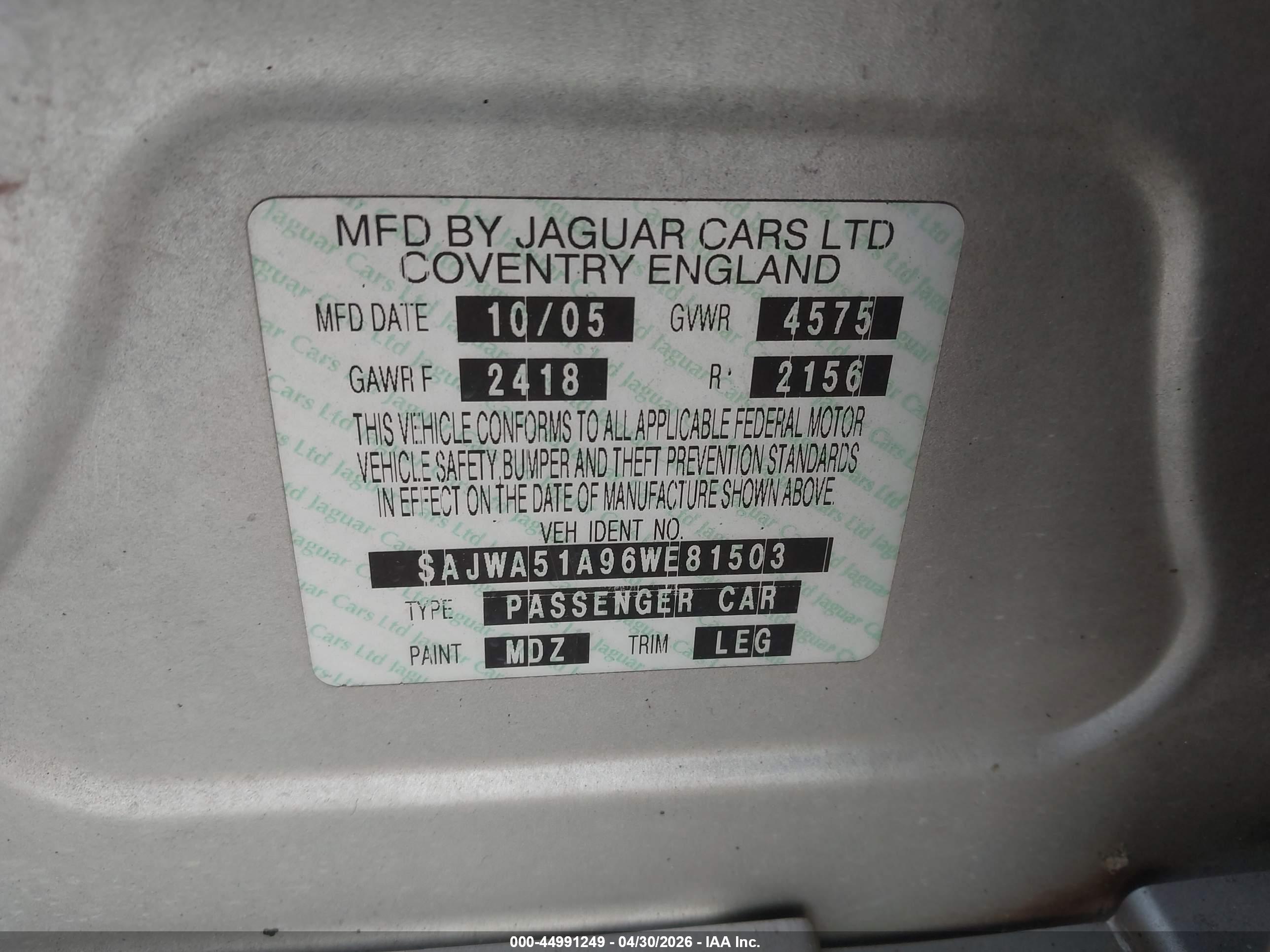 JAGUAR X-TYPE image 9