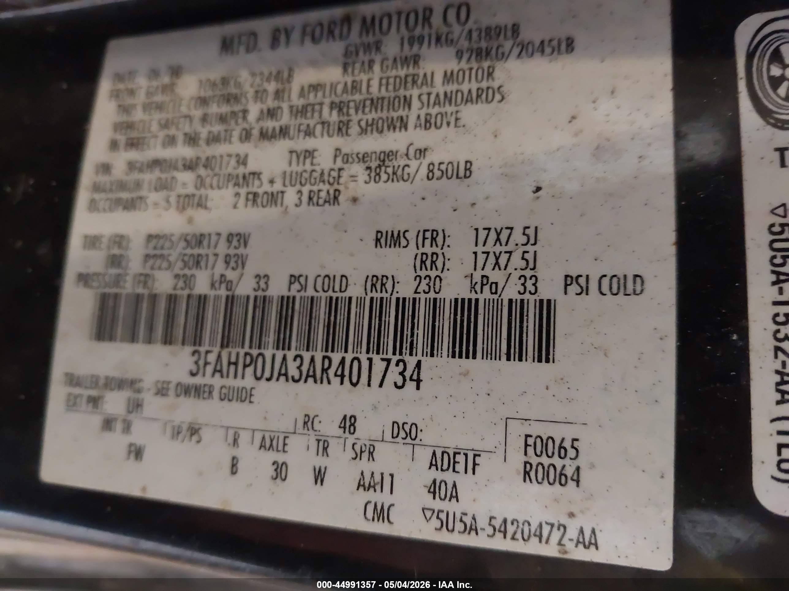FORD FUSION image 9