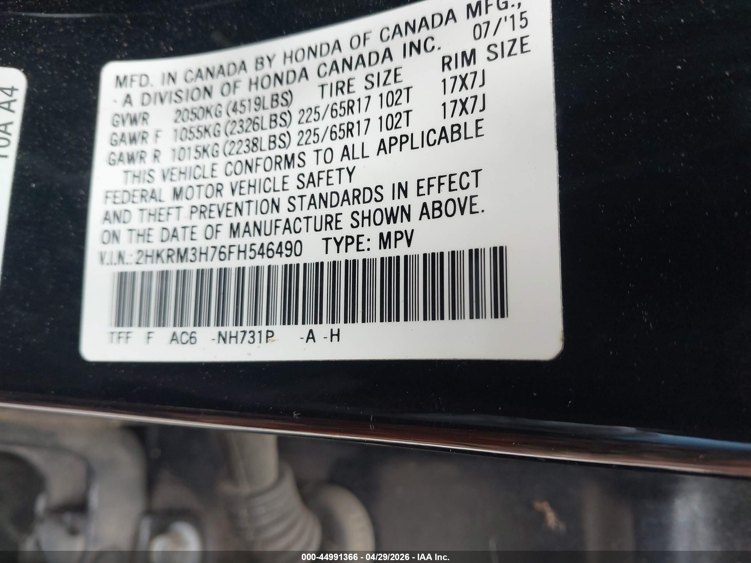 HONDA CR-V image 9