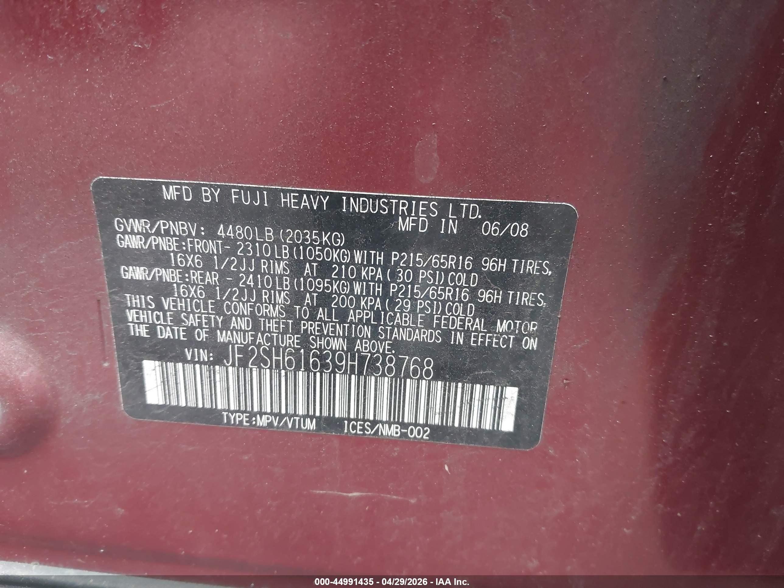SUBARU FORESTER image 9