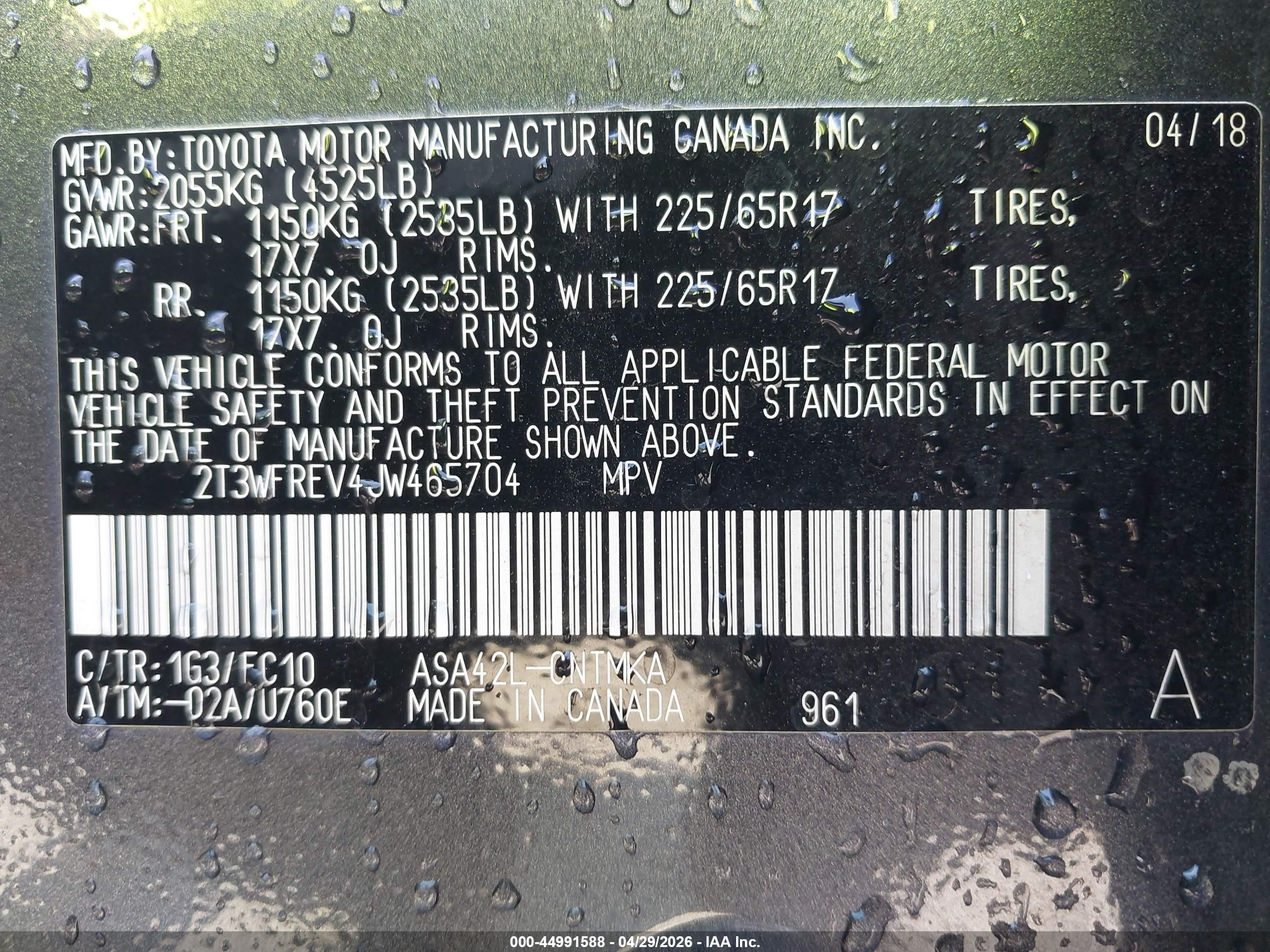 TOYOTA RAV4 image 9