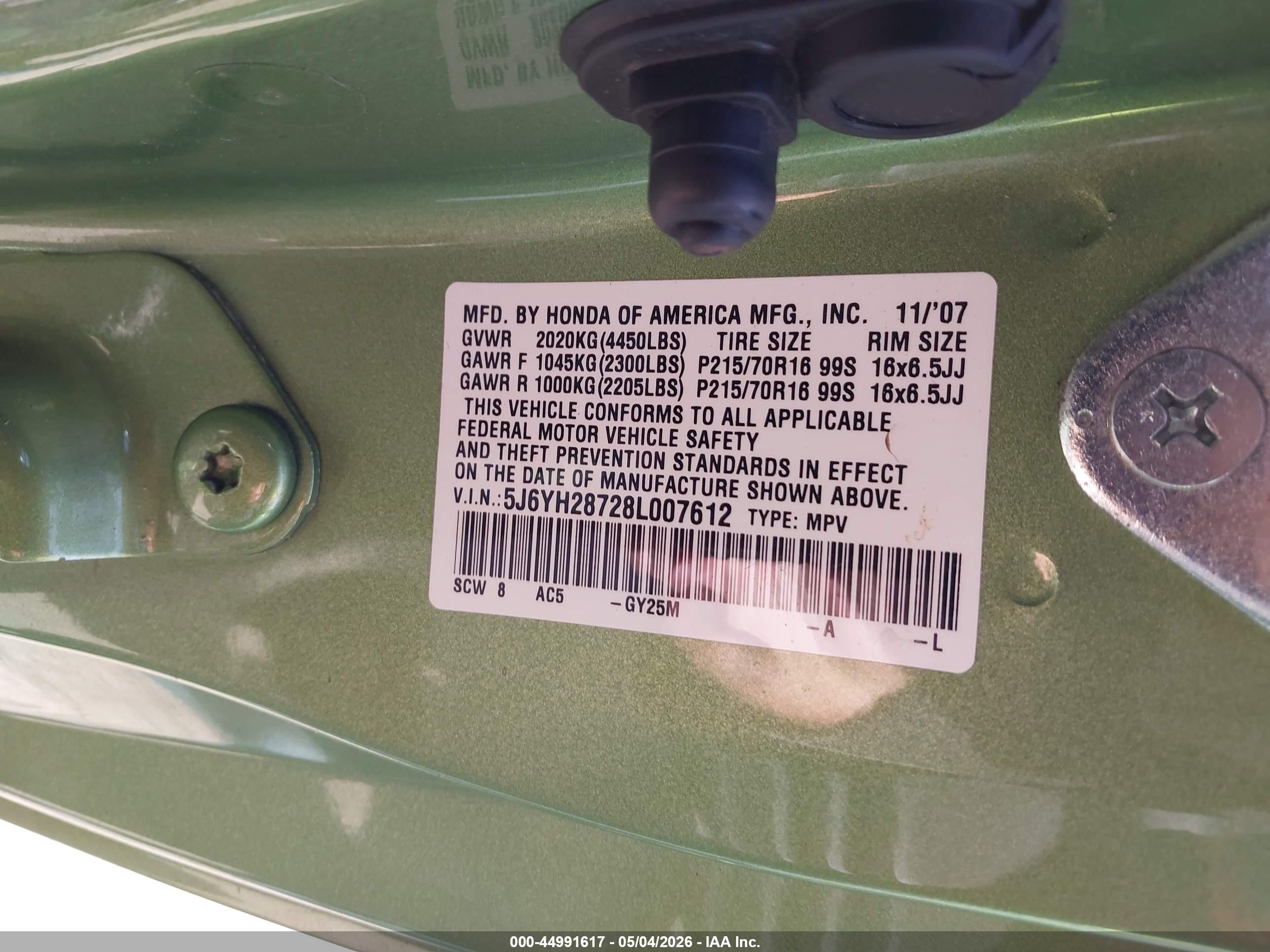 HONDA ELEMENT image 9