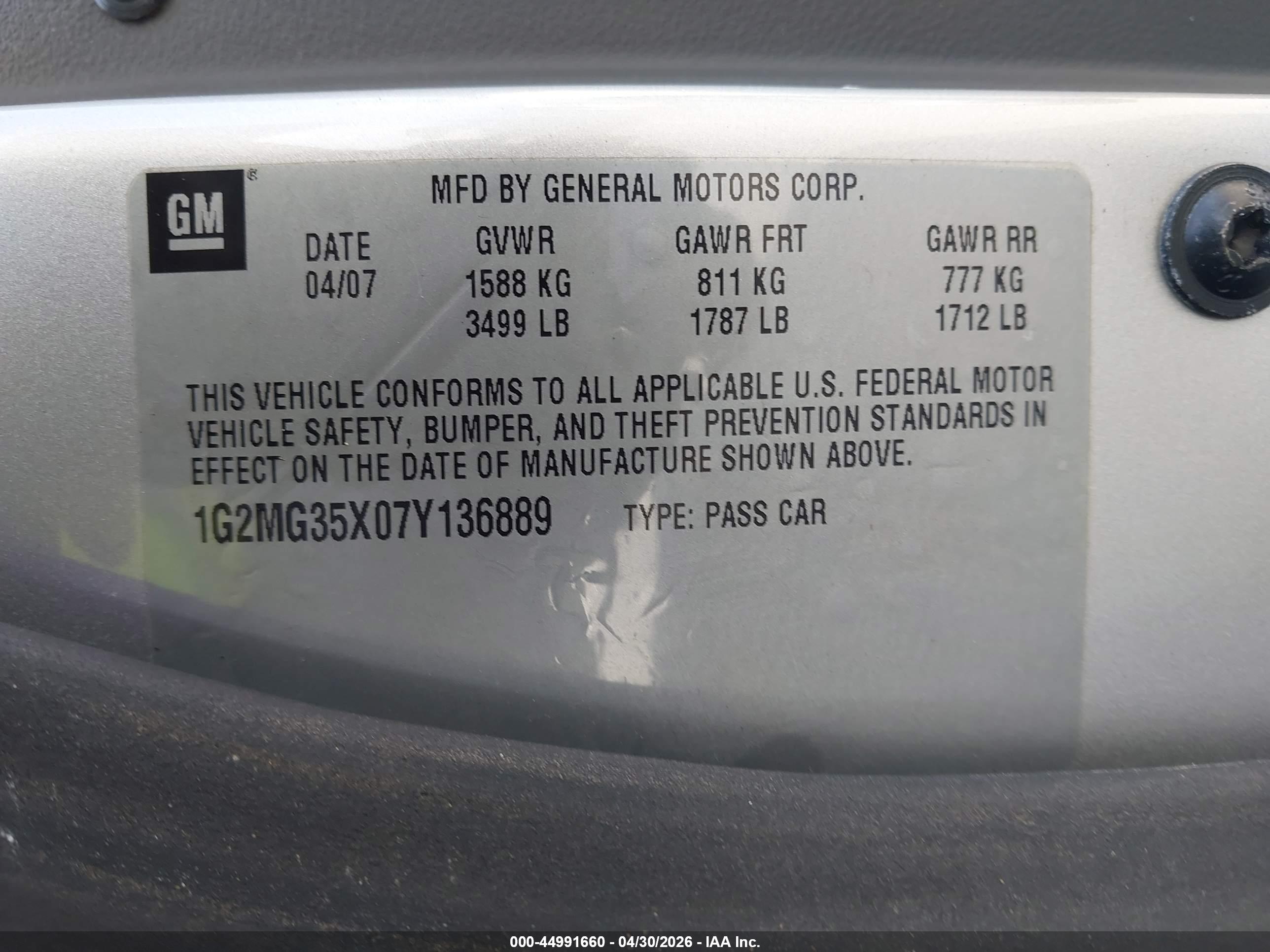 PONTIAC SOLSTICE image 9