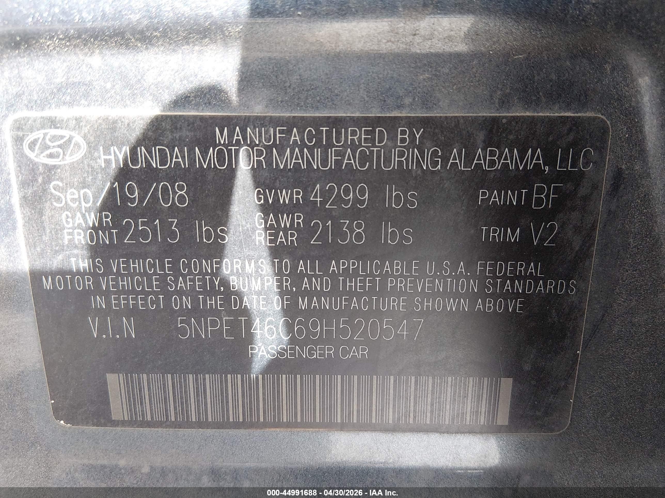 HYUNDAI SONATA image 9