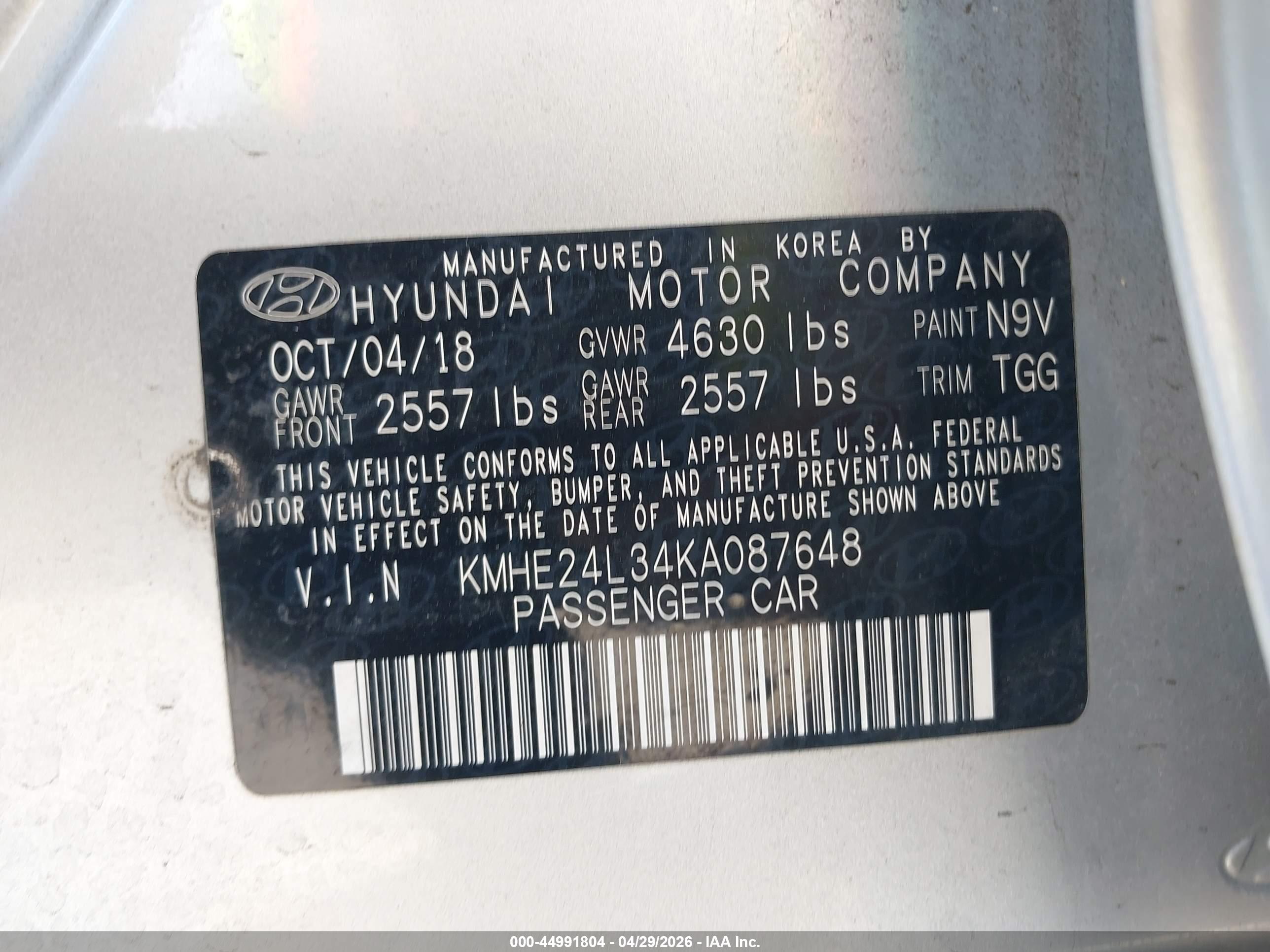 HYUNDAI SONATA image 9