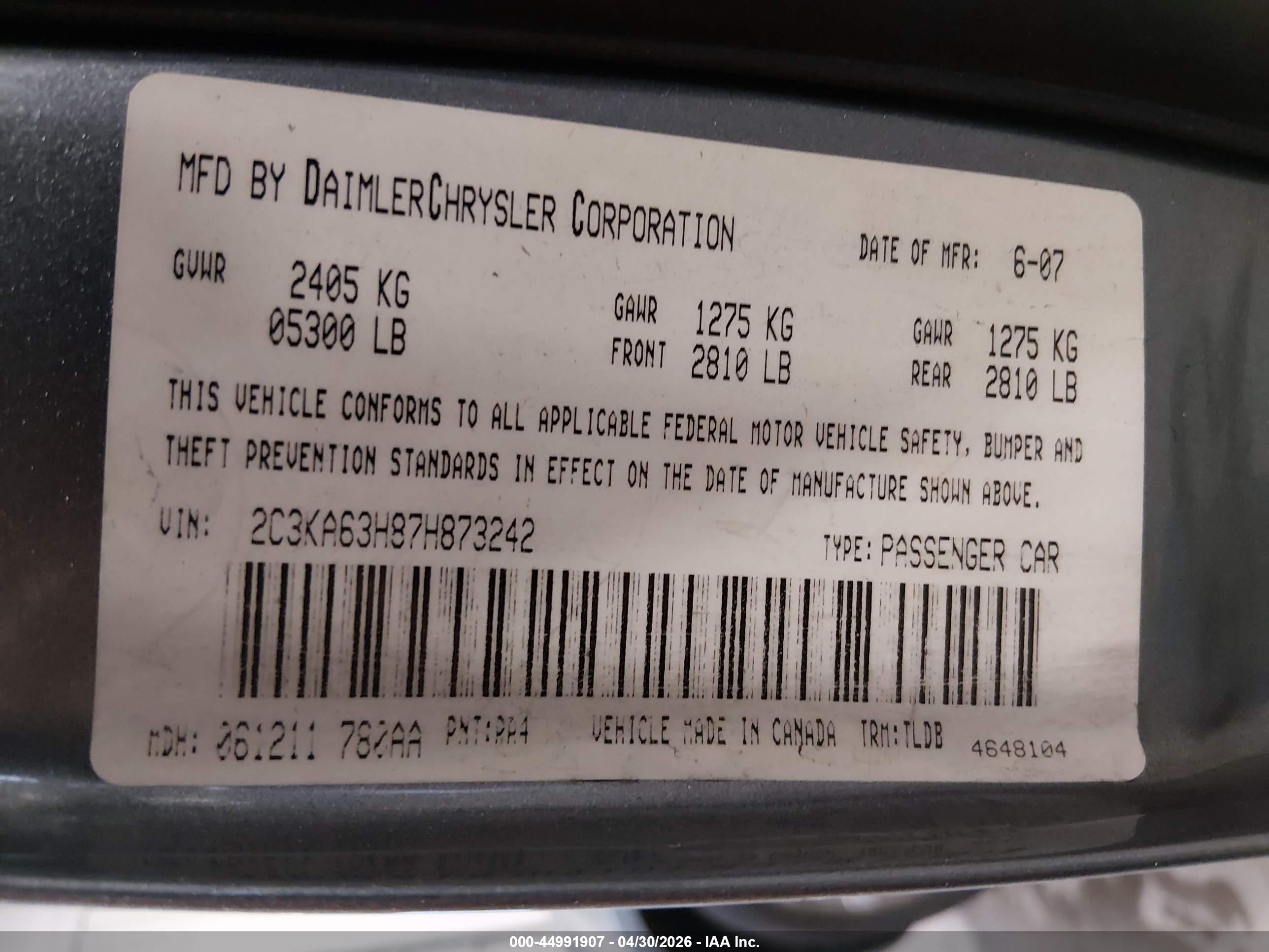 CHRYSLER 300C image 9