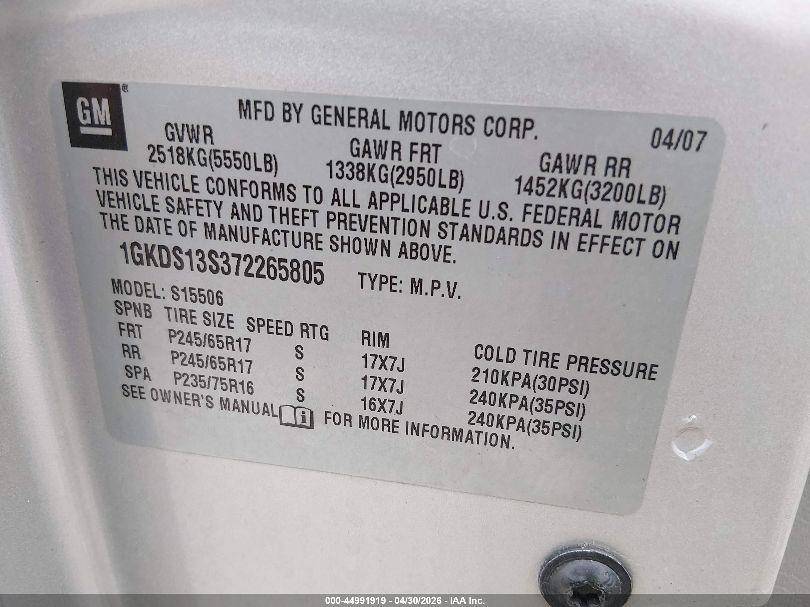 GMC ENVOY image 9