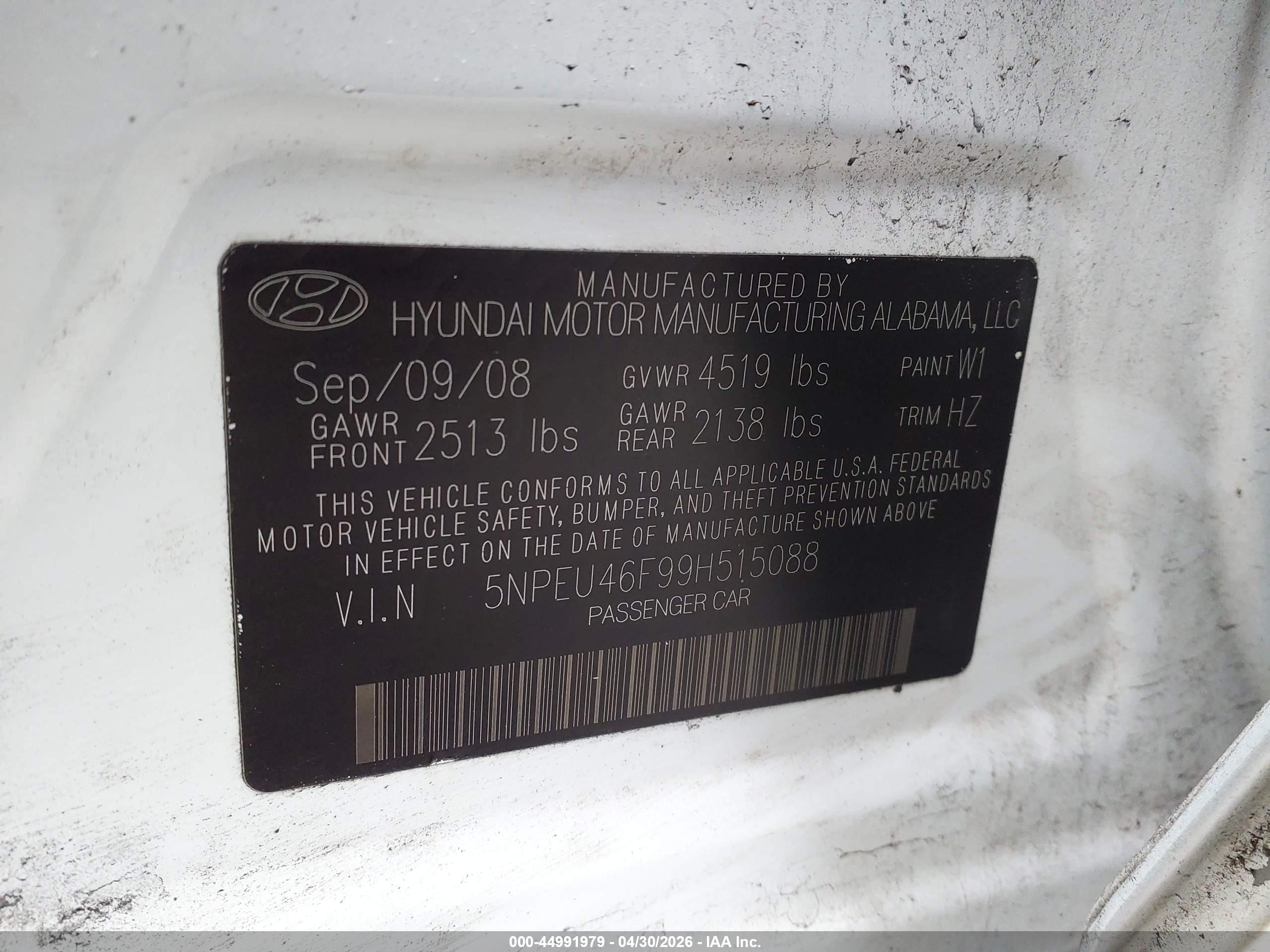 HYUNDAI SONATA image 9