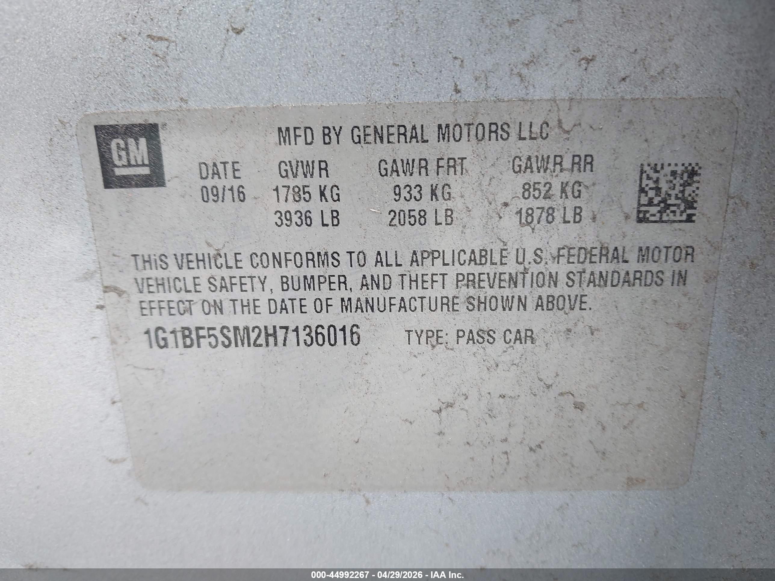 CHEVROLET CRUZE image 9