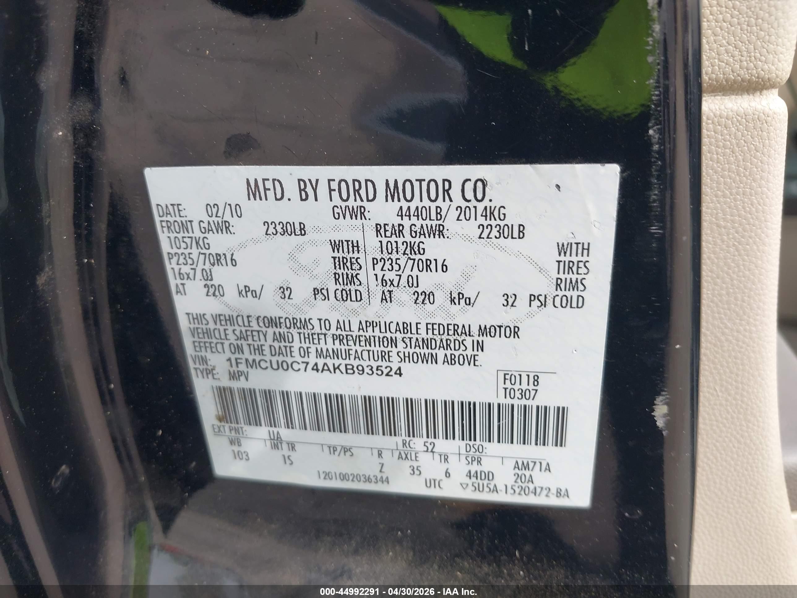 FORD ESCAPE image 9