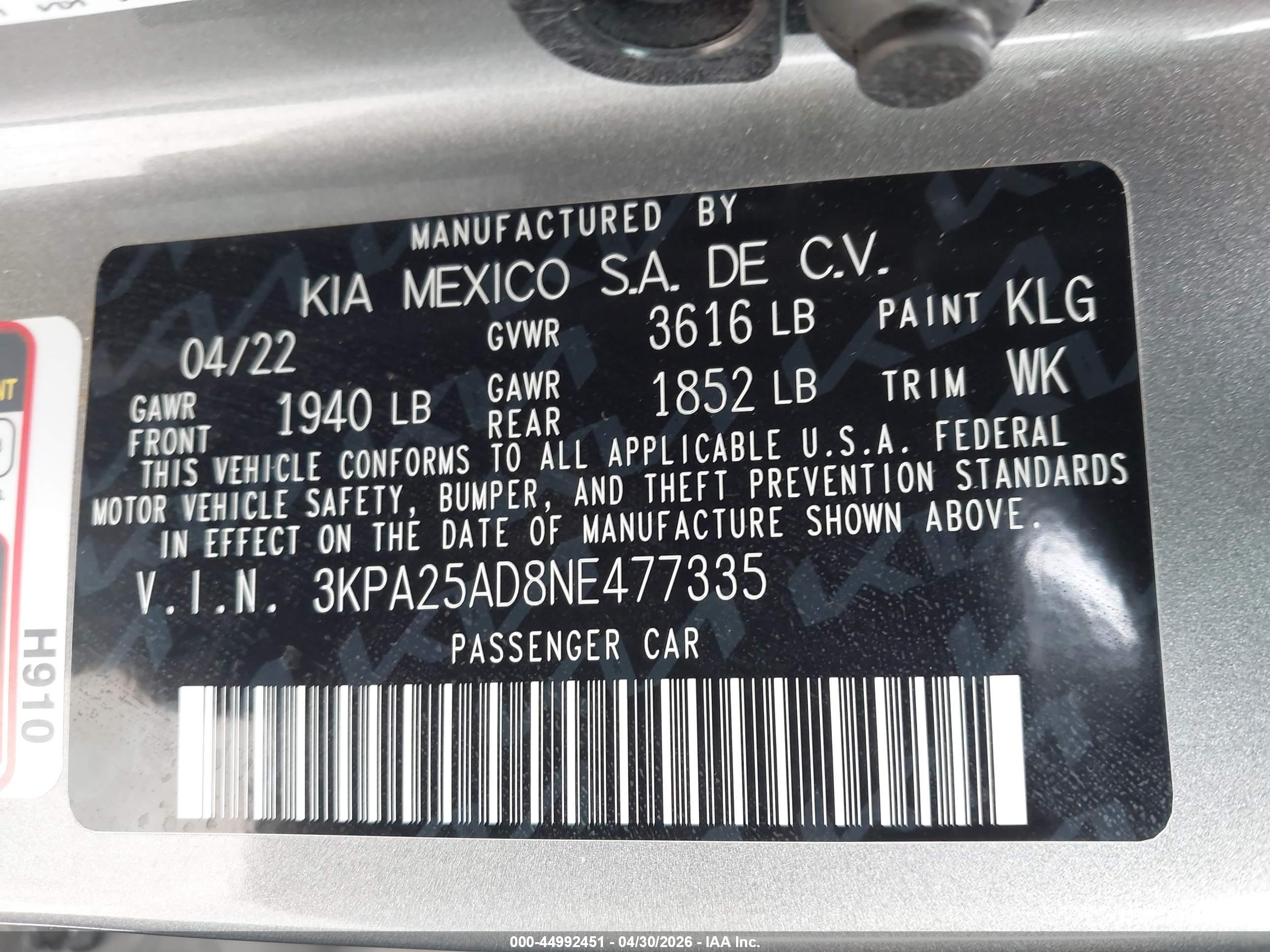 KIA RIO image 9