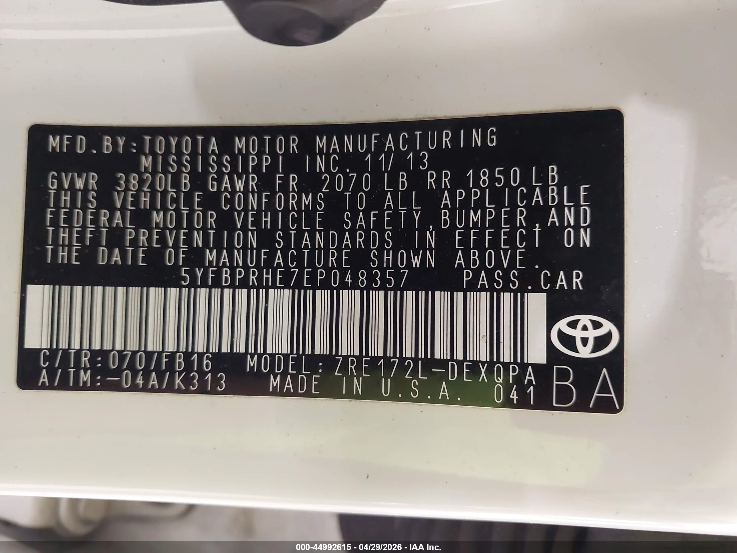 TOYOTA COROLLA image 9