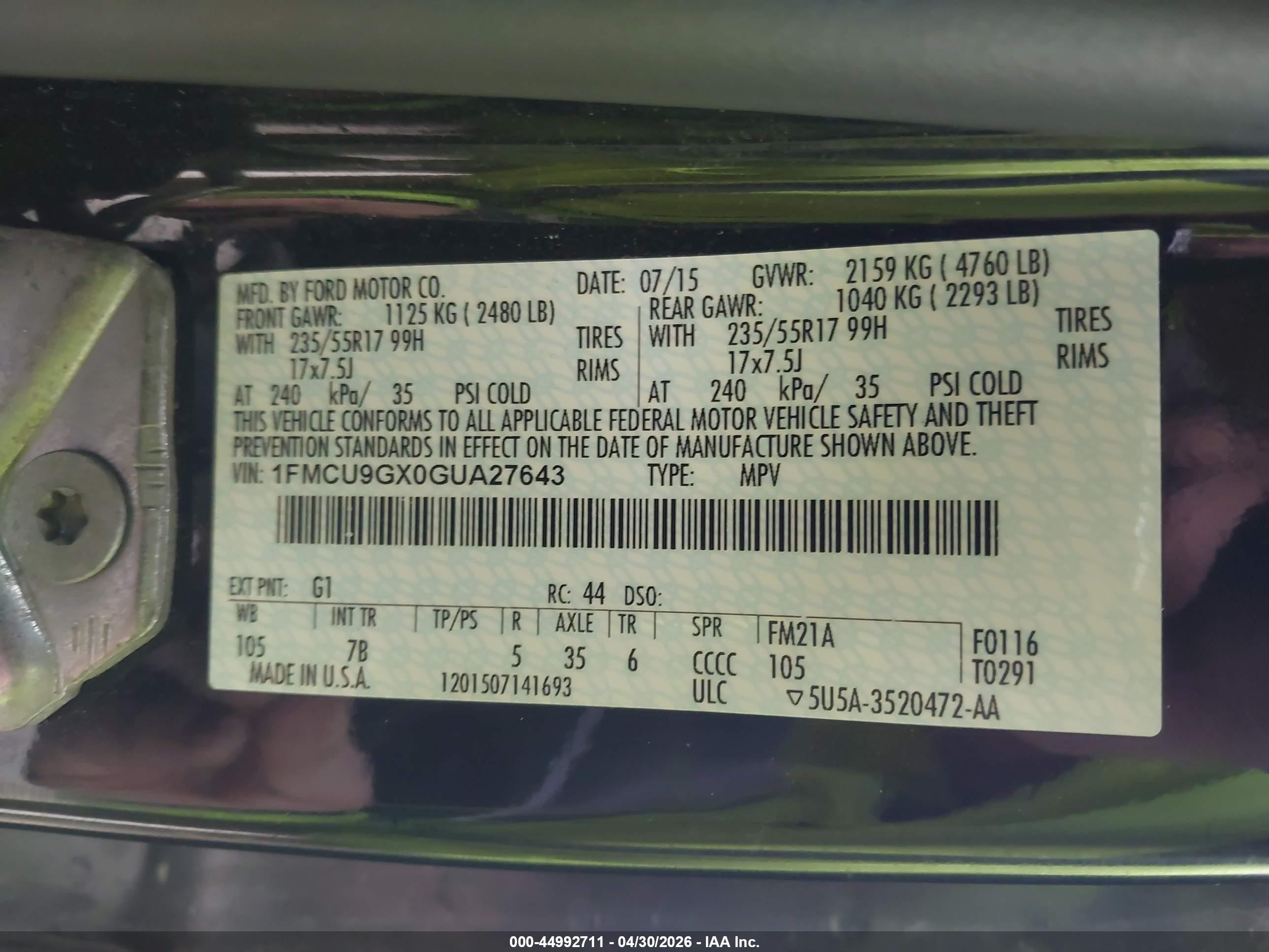 FORD ESCAPE image 9