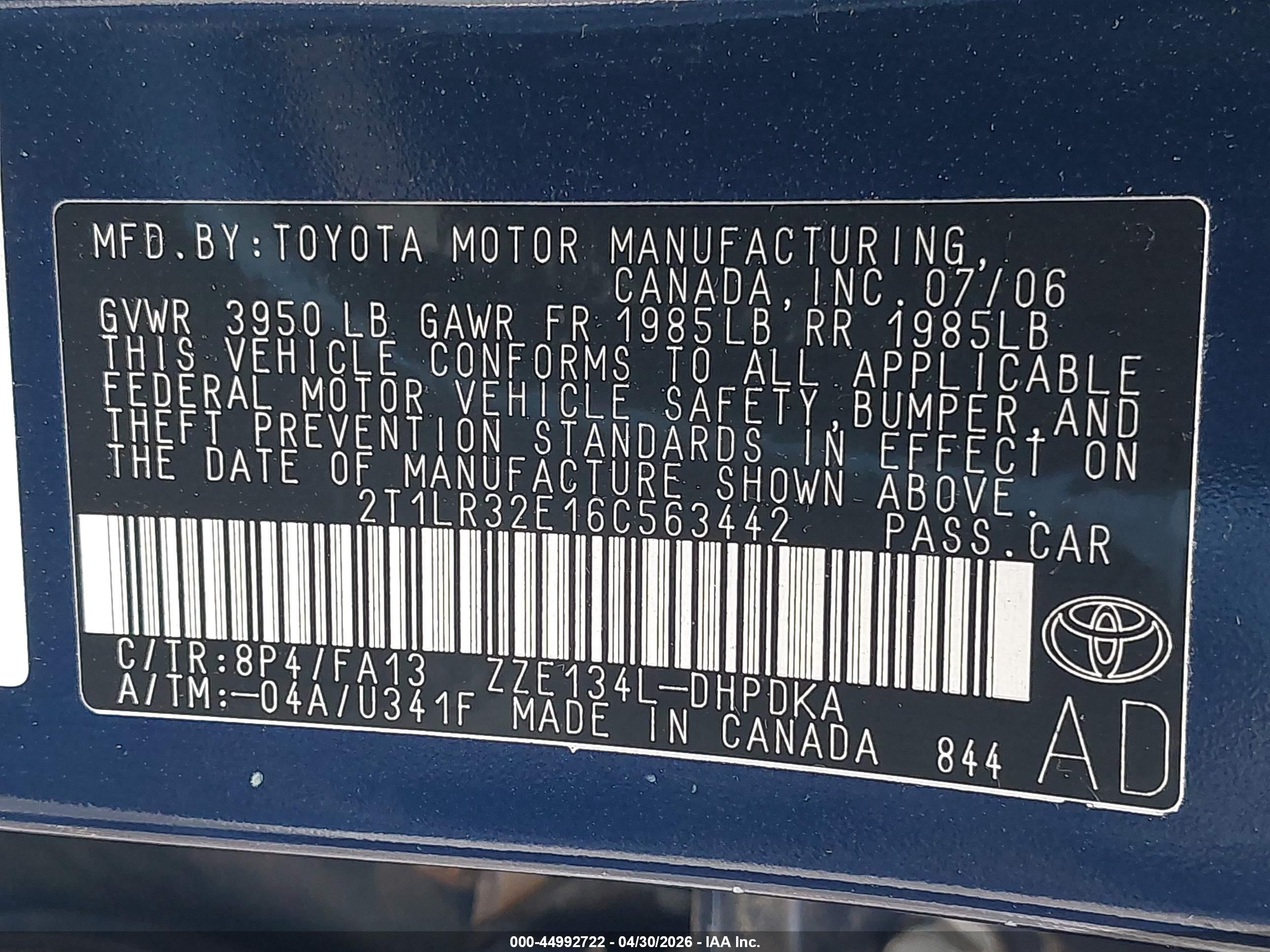 TOYOTA MATRIX image 9
