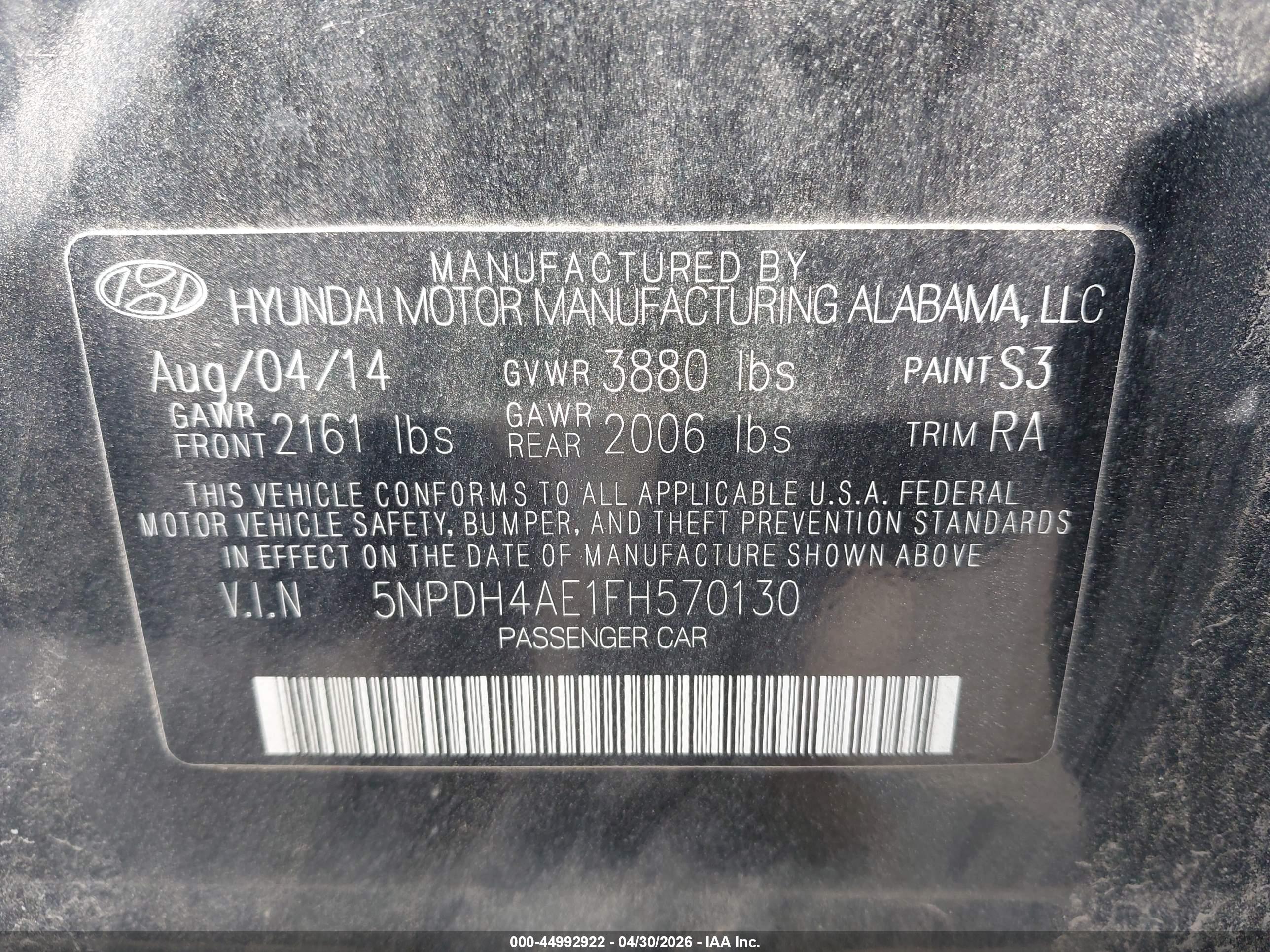 HYUNDAI ELANTRA image 9