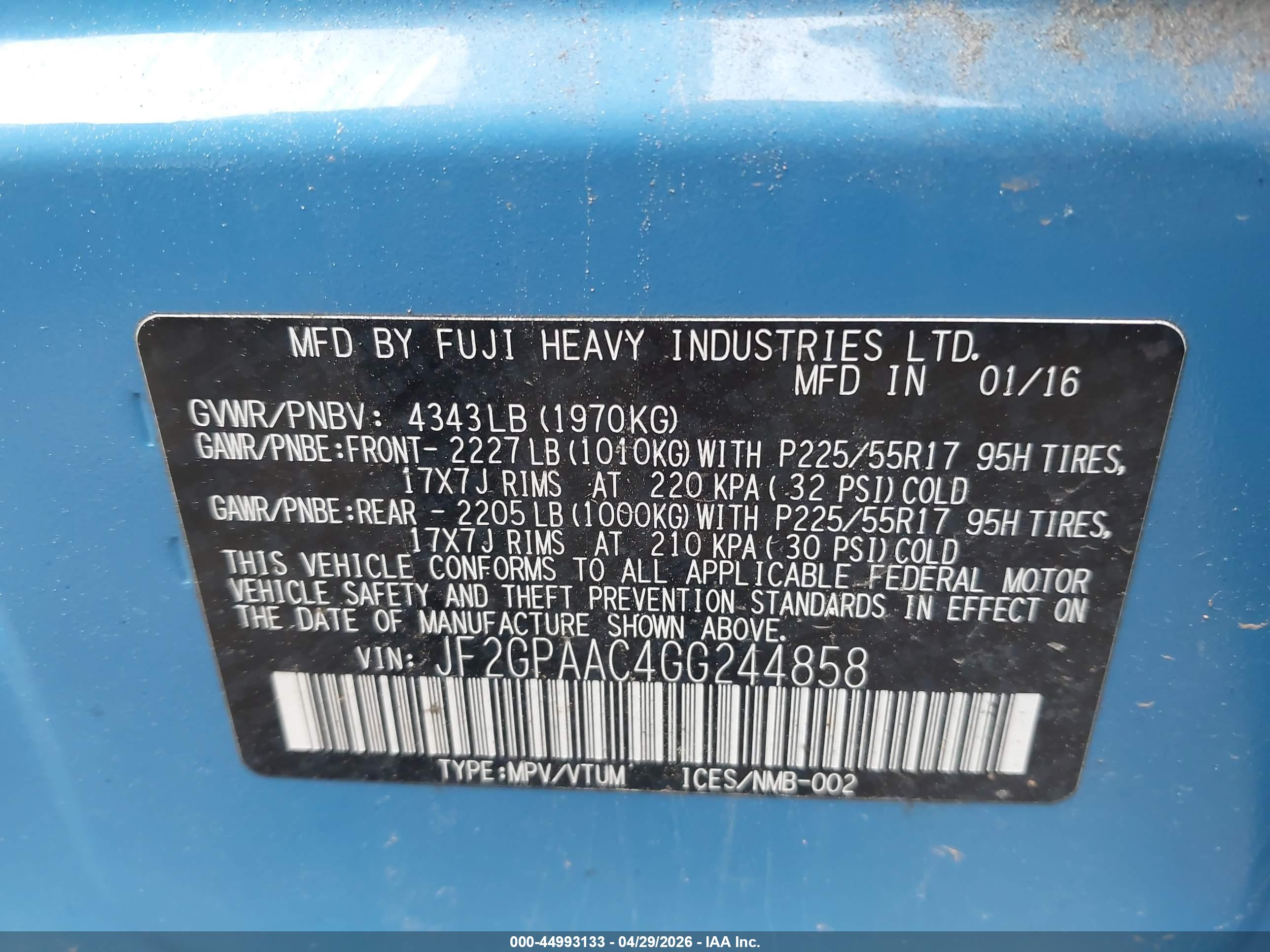 SUBARU CROSSTREK image 9