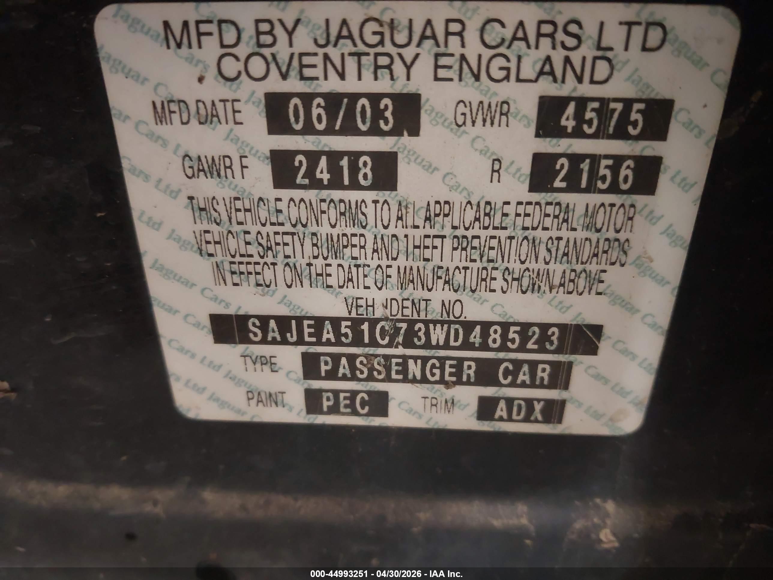 JAGUAR X-TYPE image 9