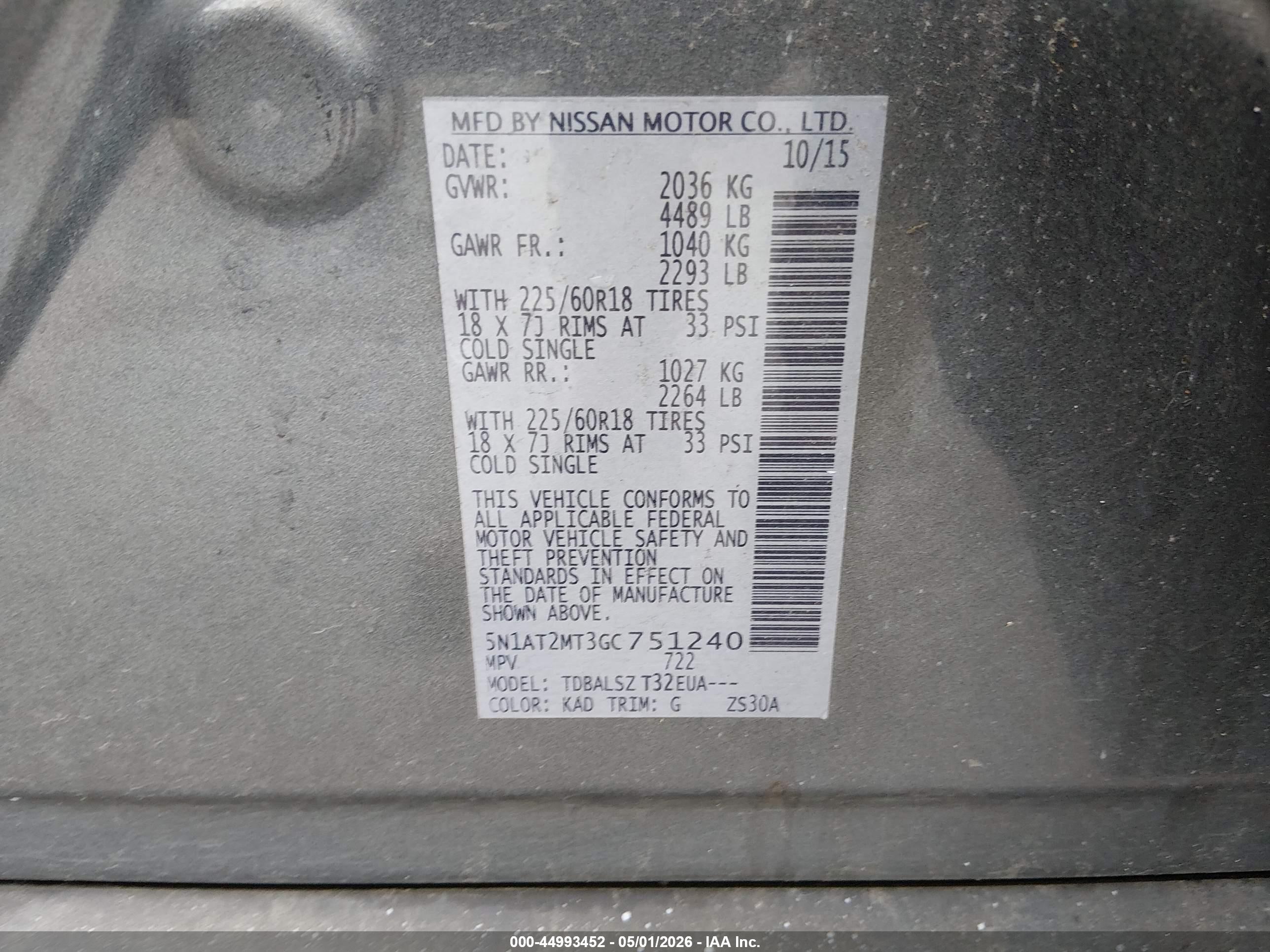NISSAN ROGUE image 9