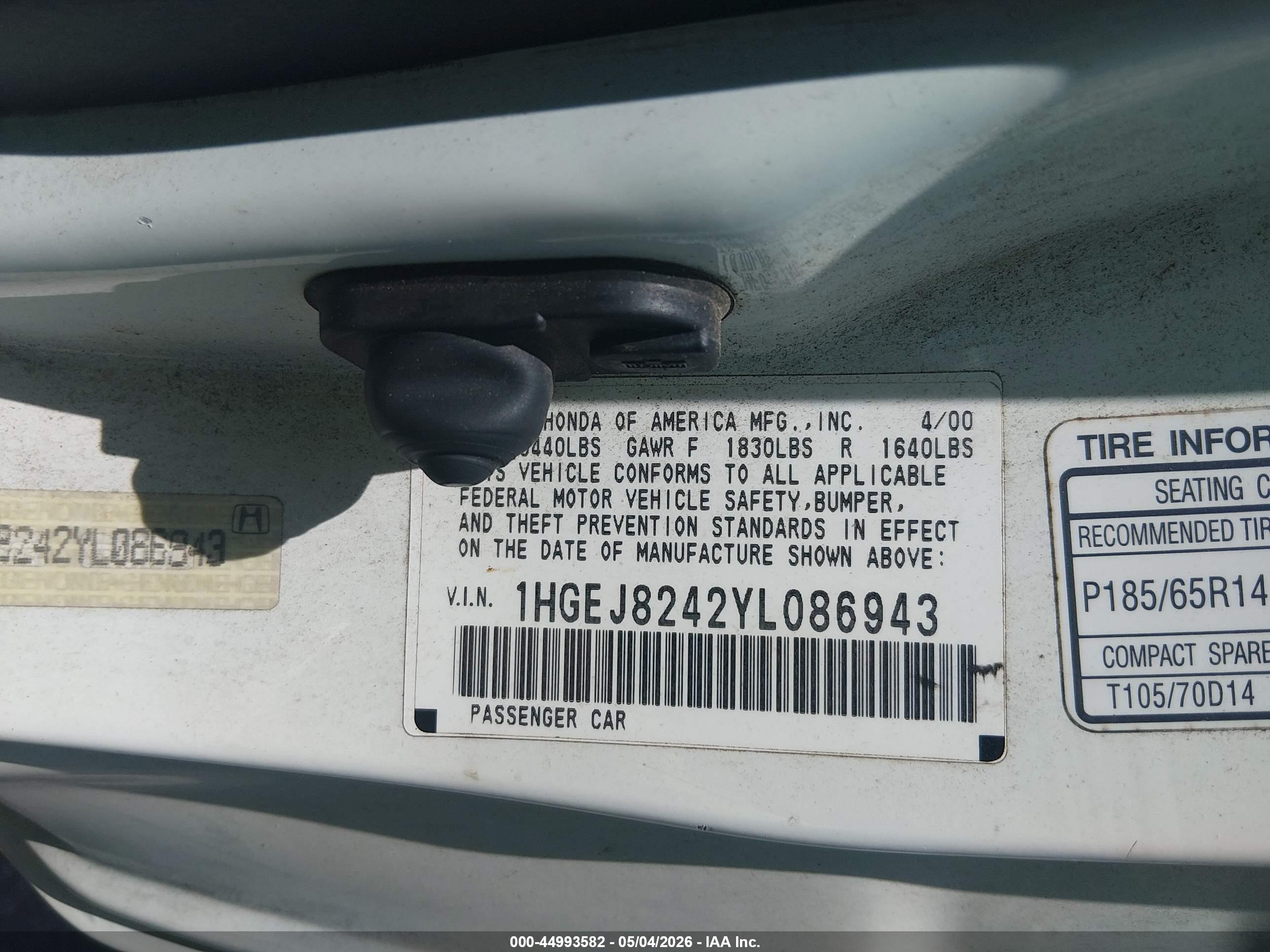 HONDA CIVIC image 9