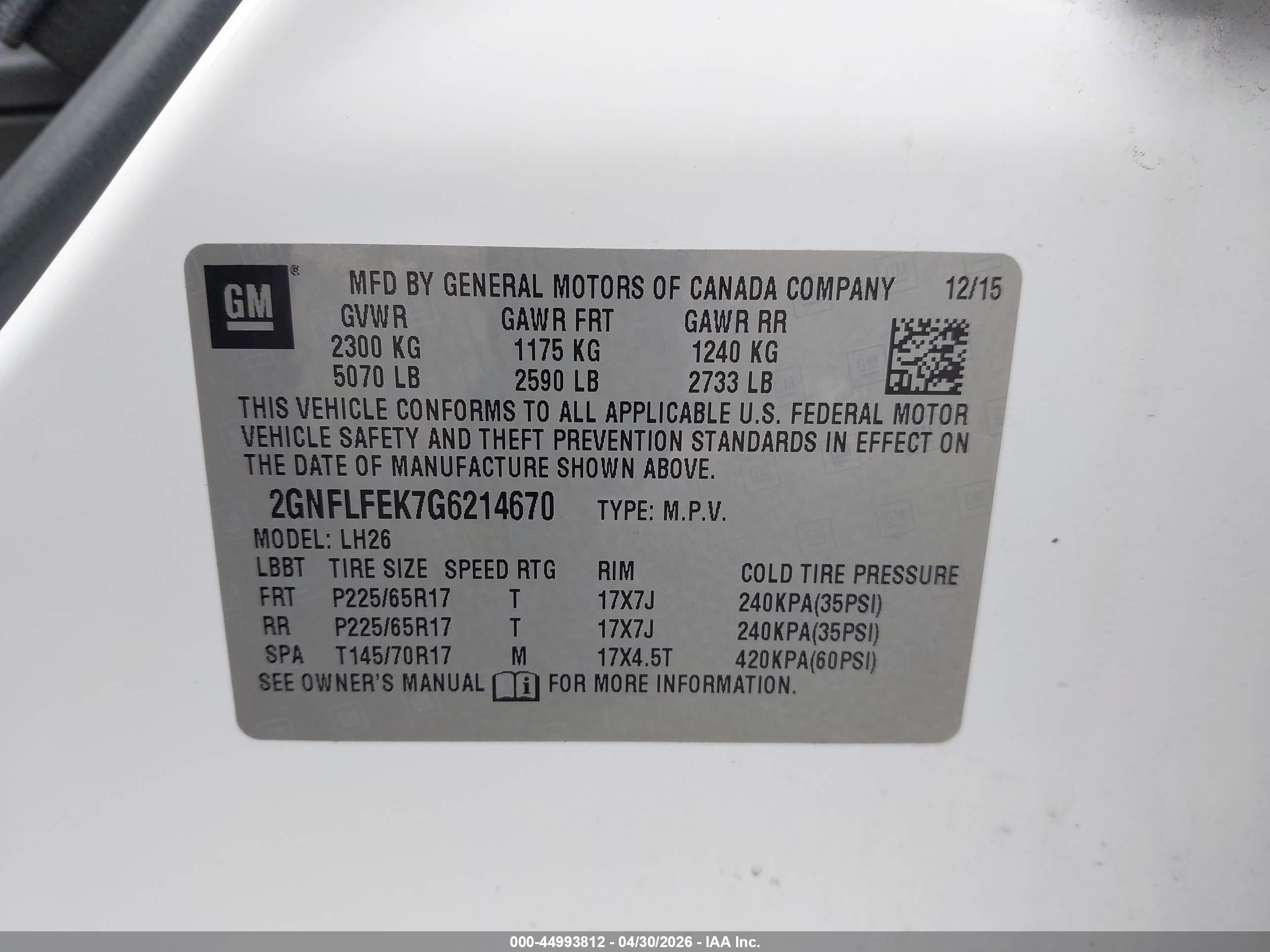 CHEVROLET EQUINOX image 9