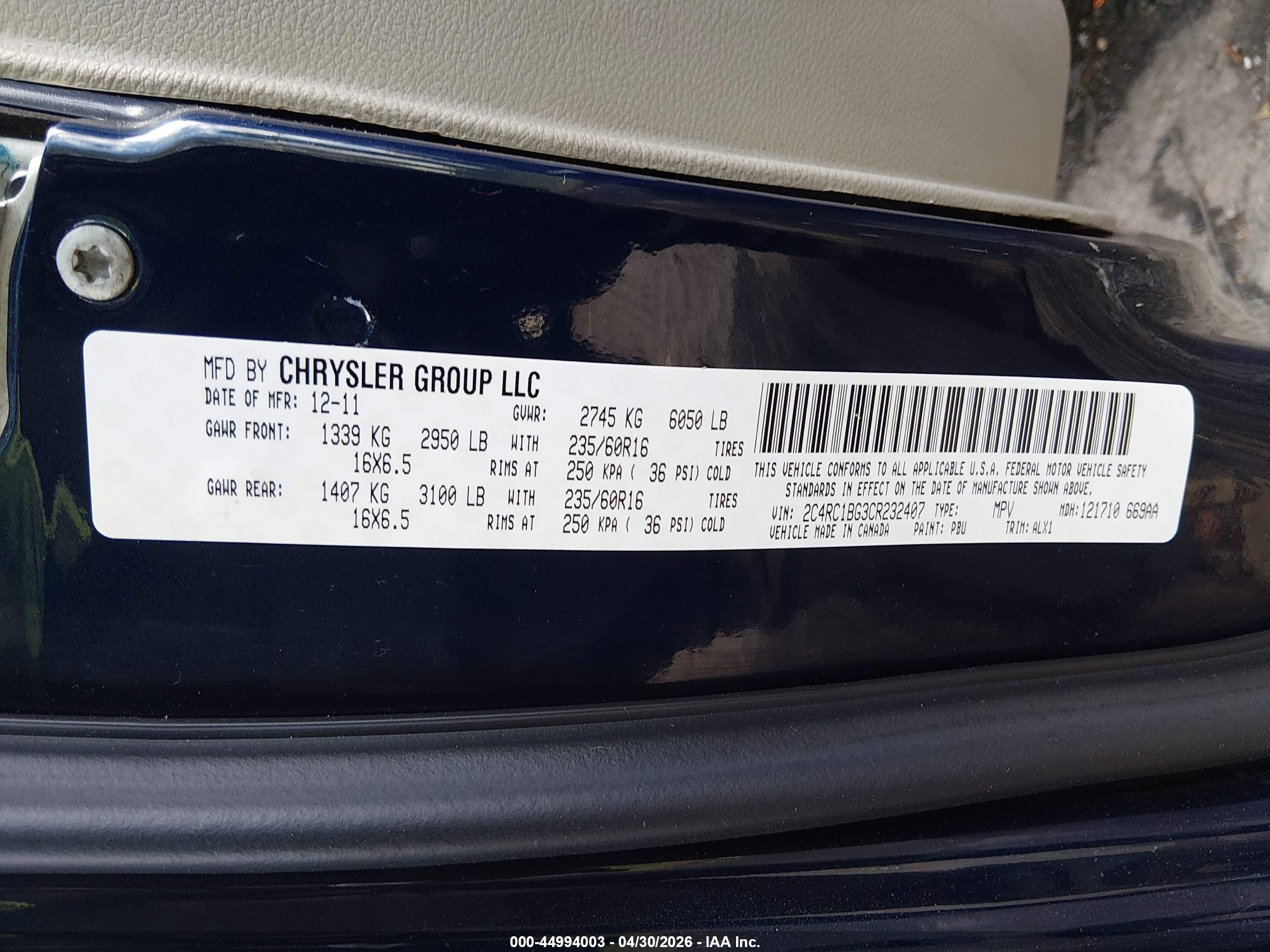 CHRYSLER TOWN image 9