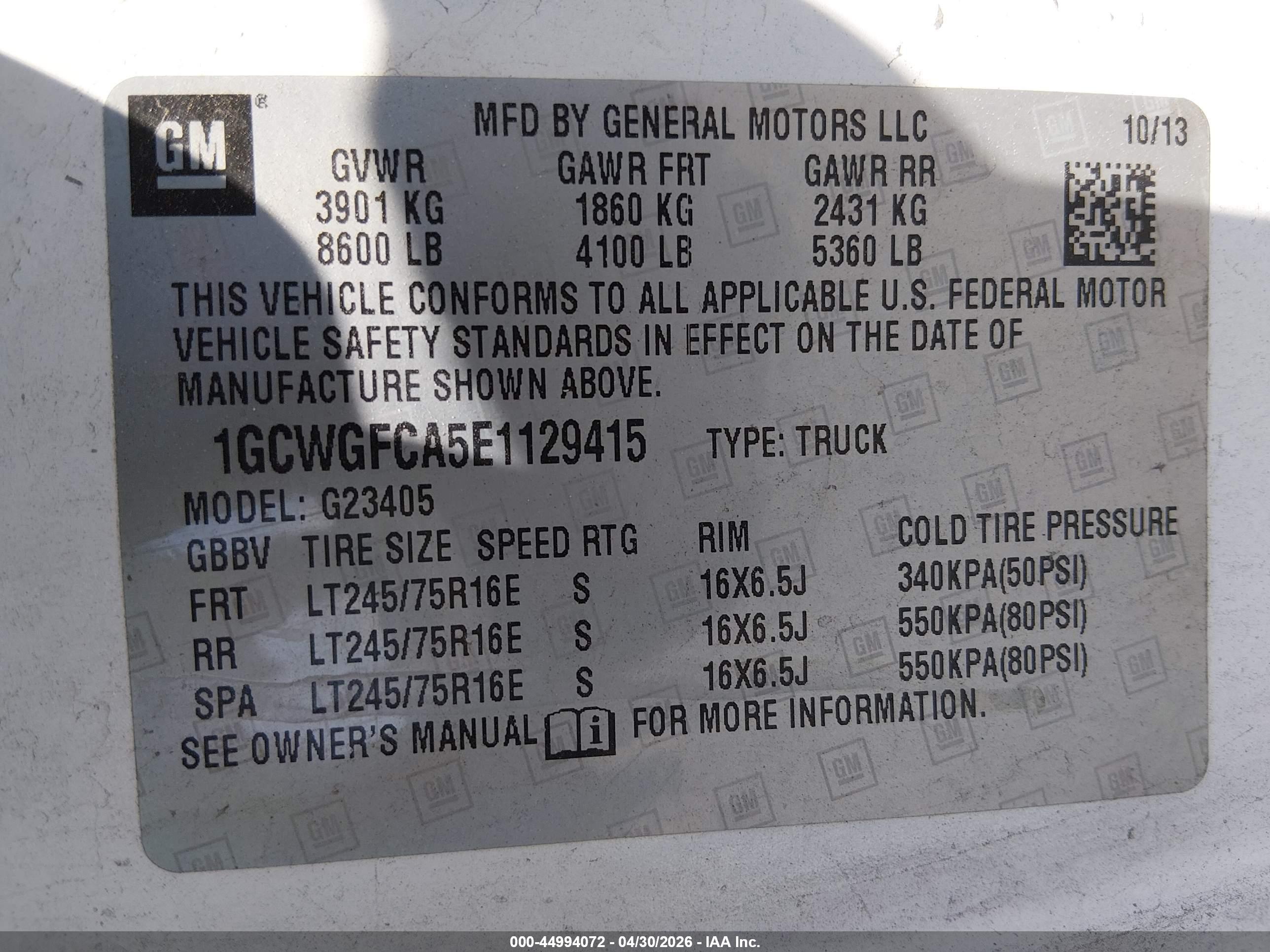 CHEVROLET EXPRESS image 9