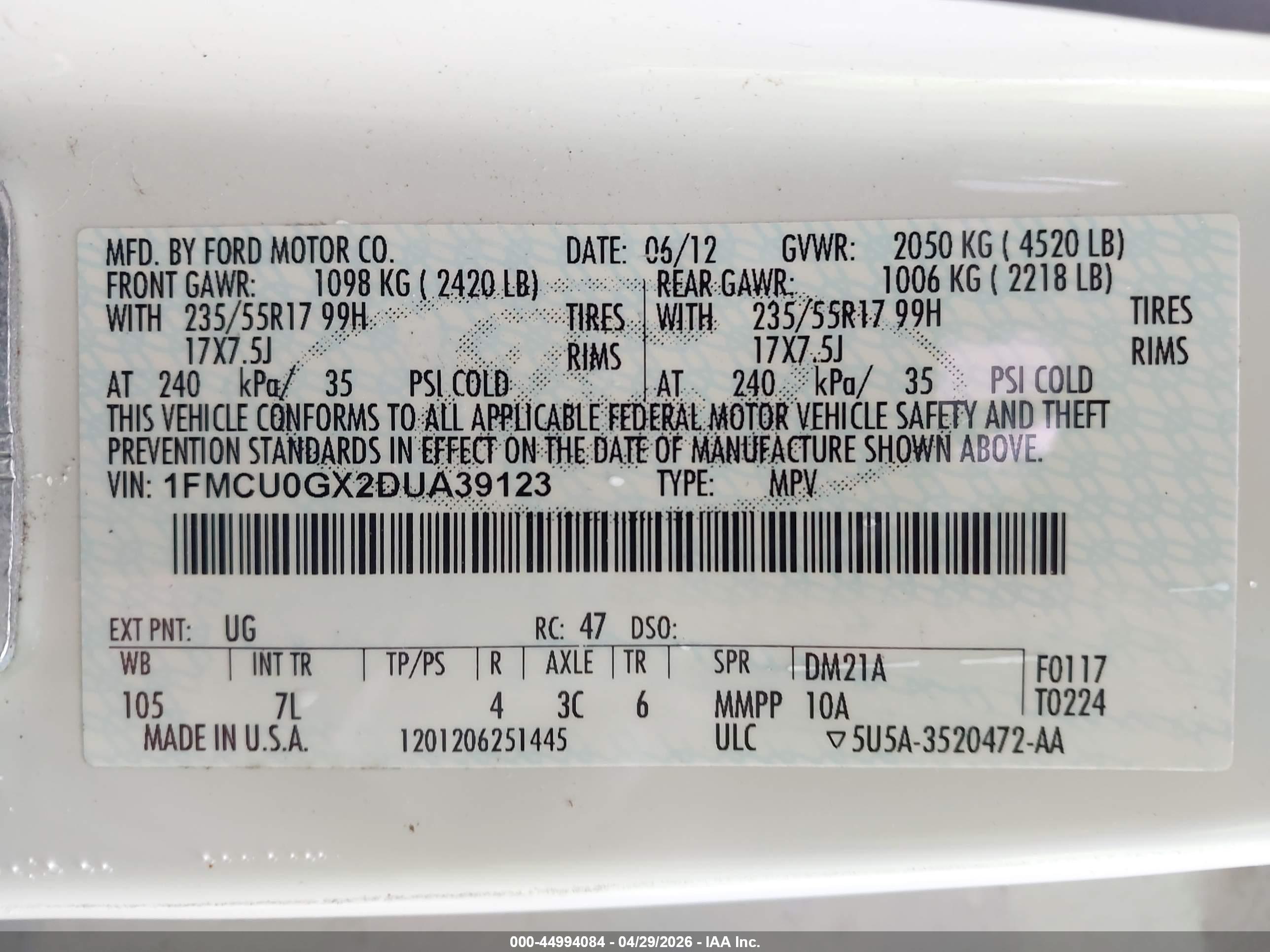 FORD ESCAPE image 9