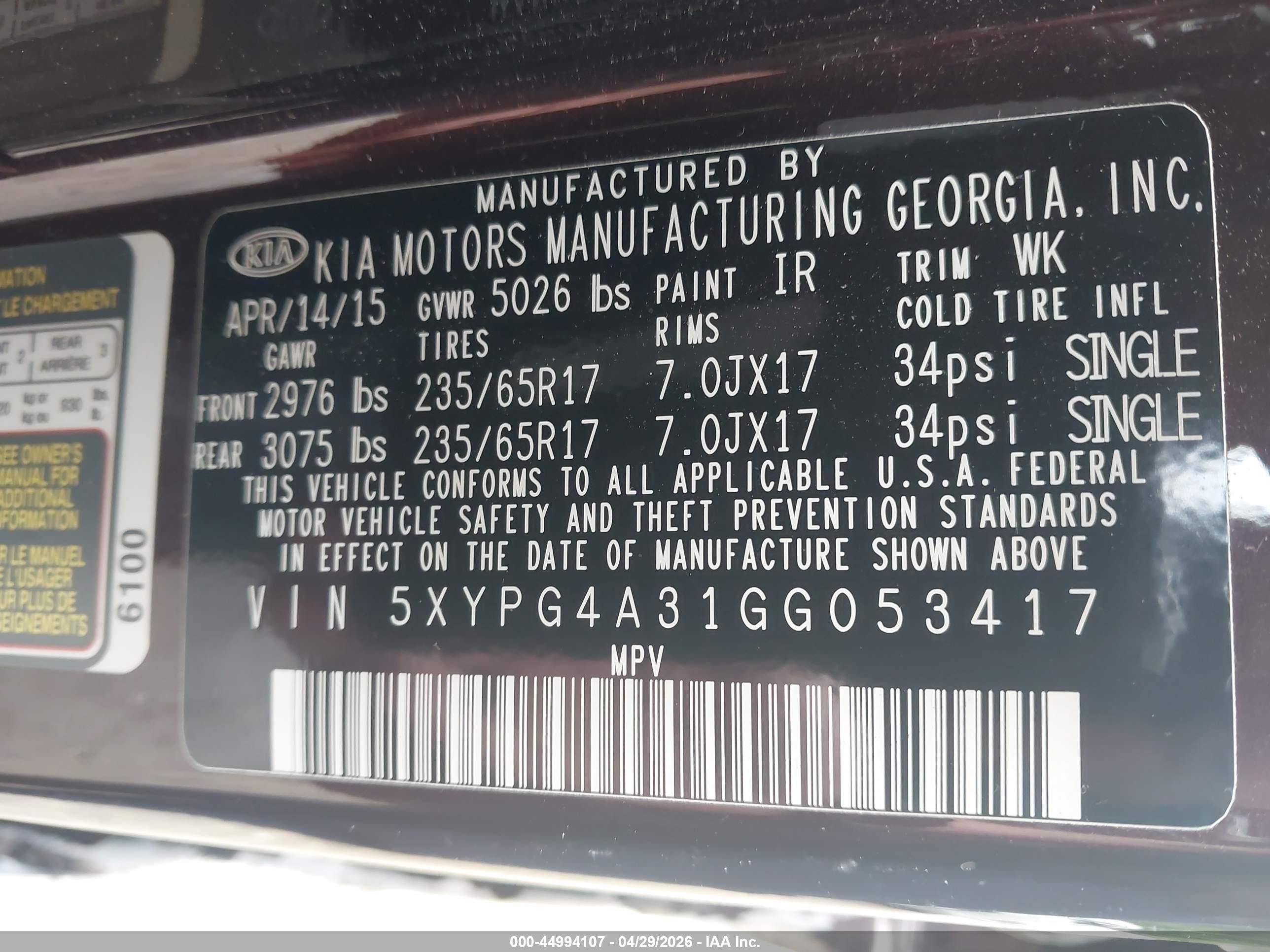 KIA SORENTO image 9