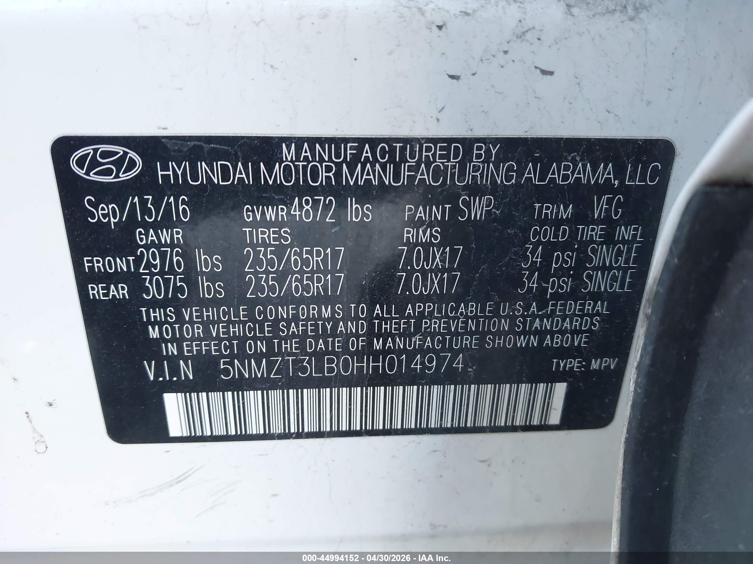HYUNDAI SANTA image 9