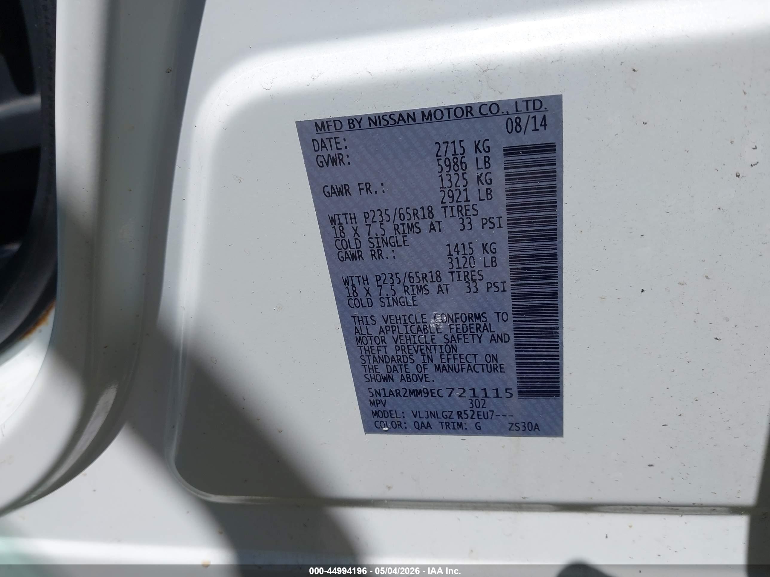NISSAN PATHFINDER image 9