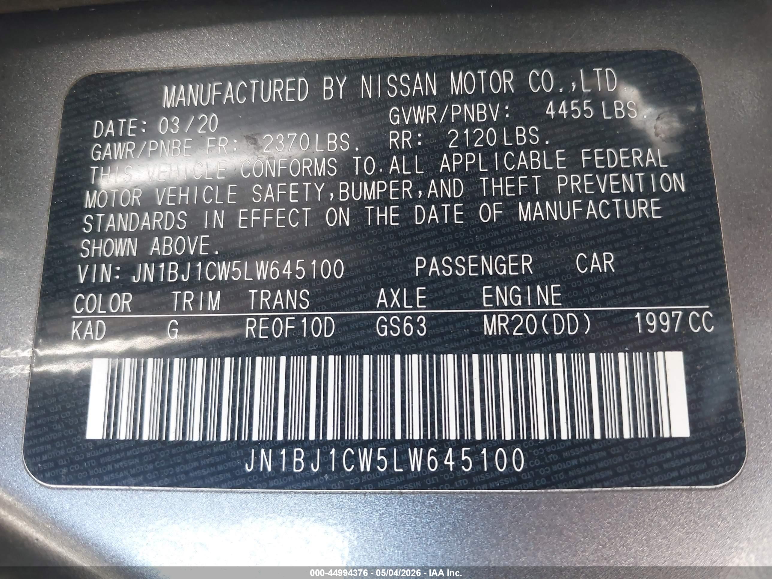 NISSAN ROGUE image 9