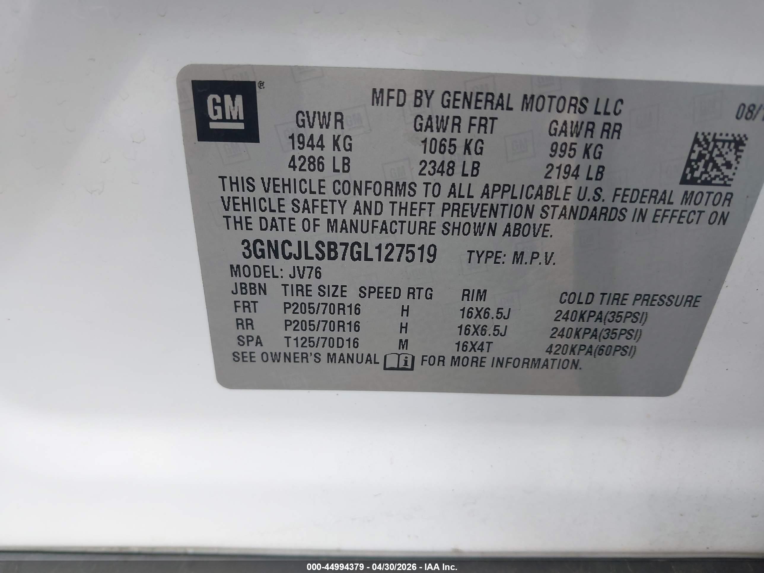 CHEVROLET TRAX image 9