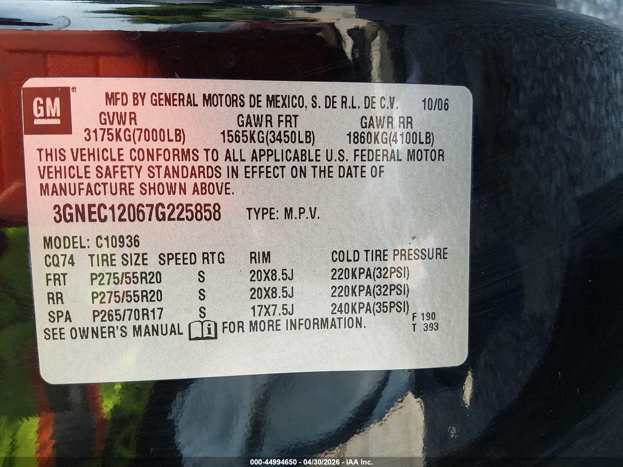 CHEVROLET AVALANCHE image 9