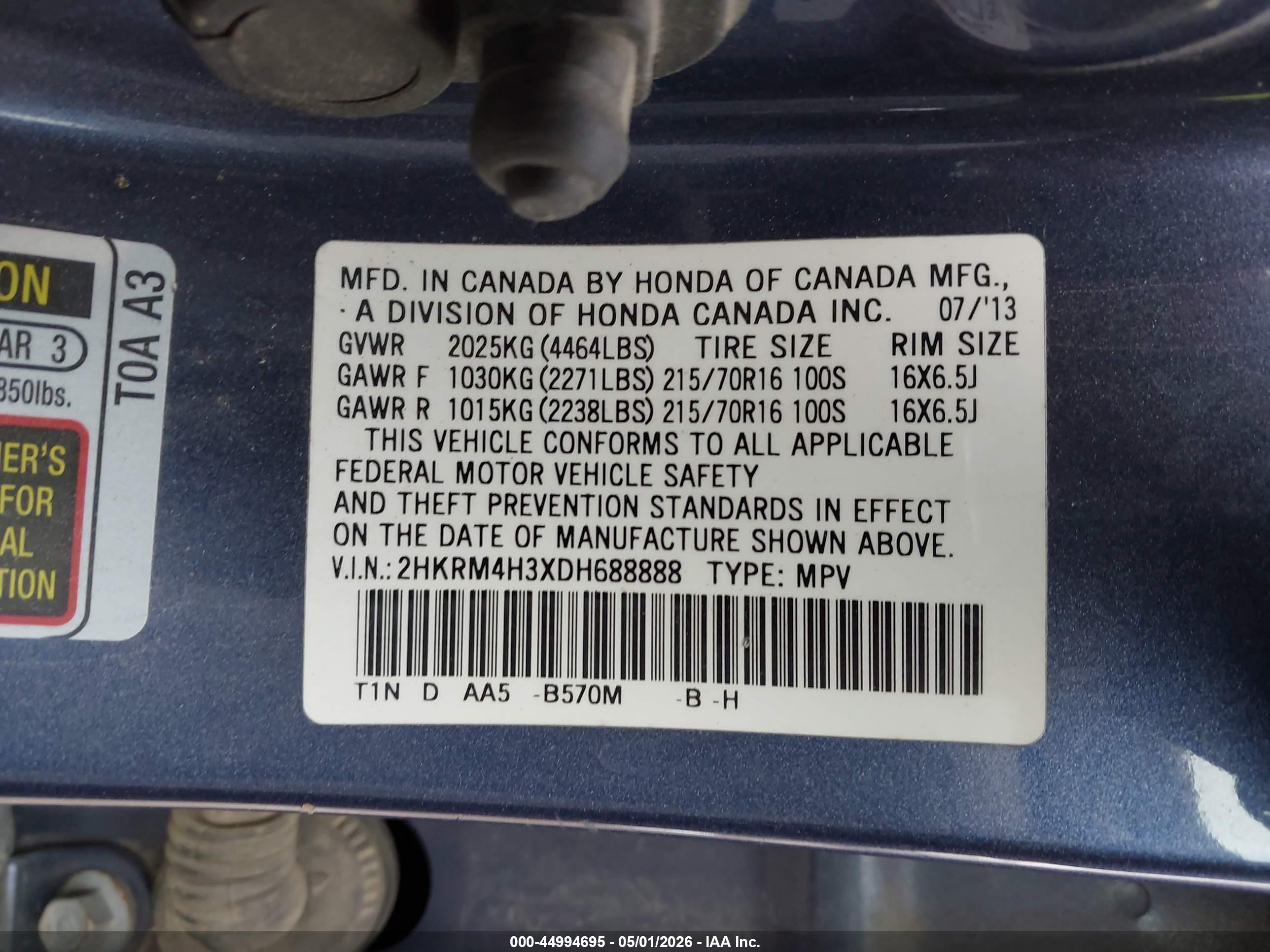 HONDA CR-V image 9