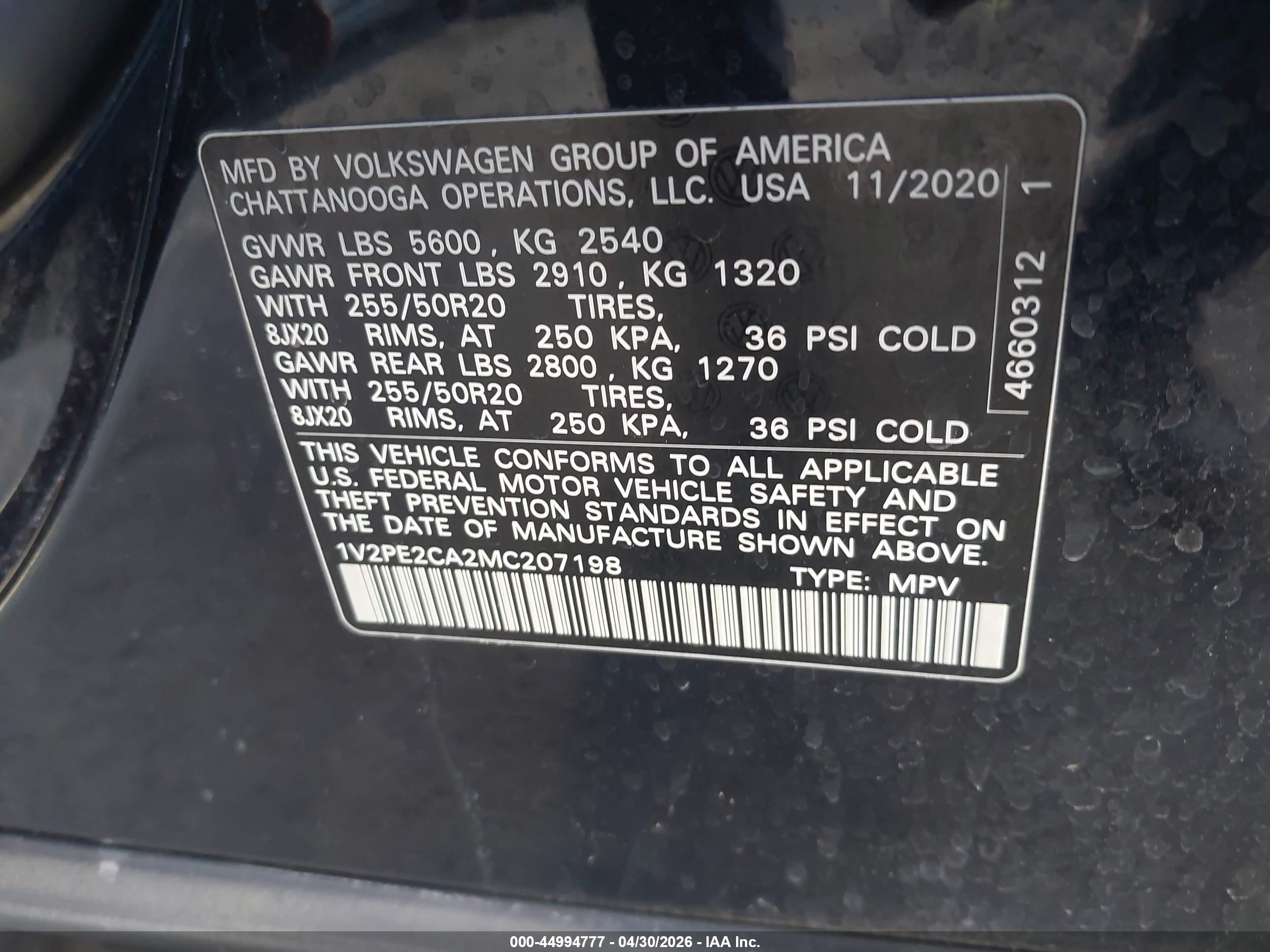 VOLKSWAGEN ATLAS image 9