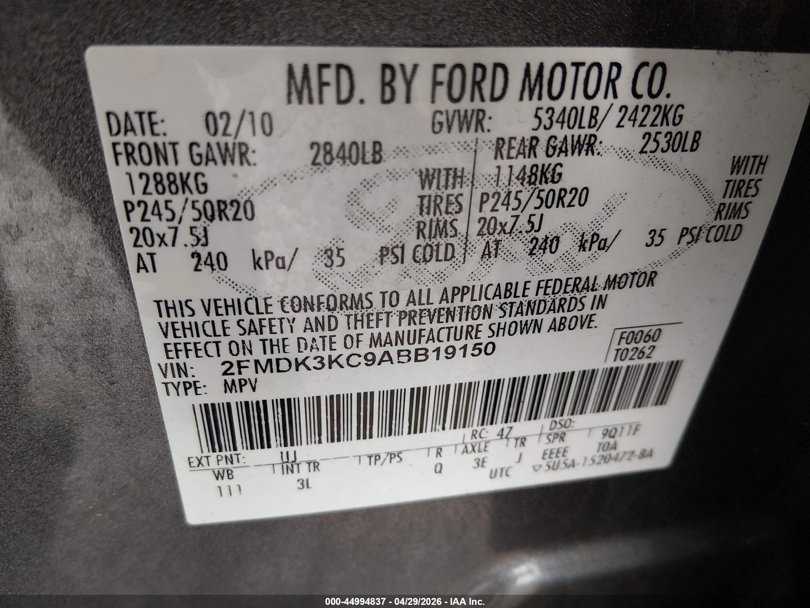 FORD EDGE image 9