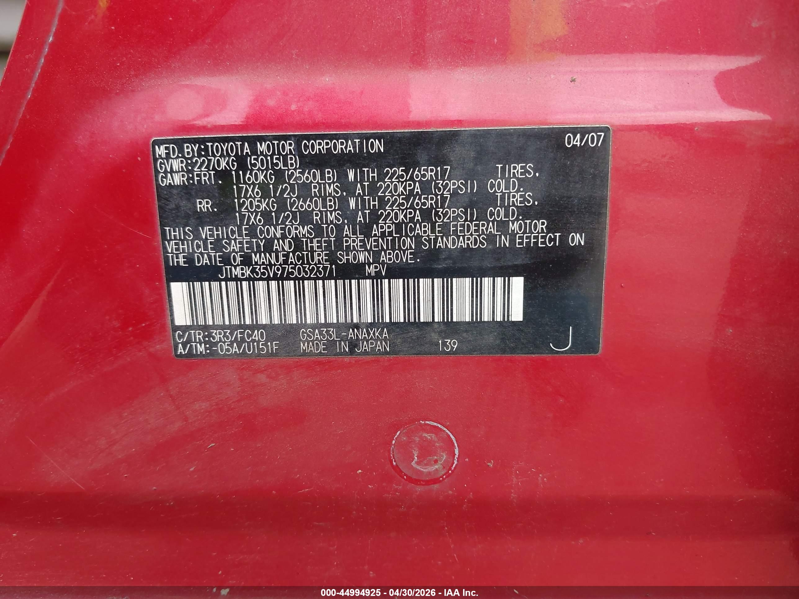 TOYOTA RAV4 image 9