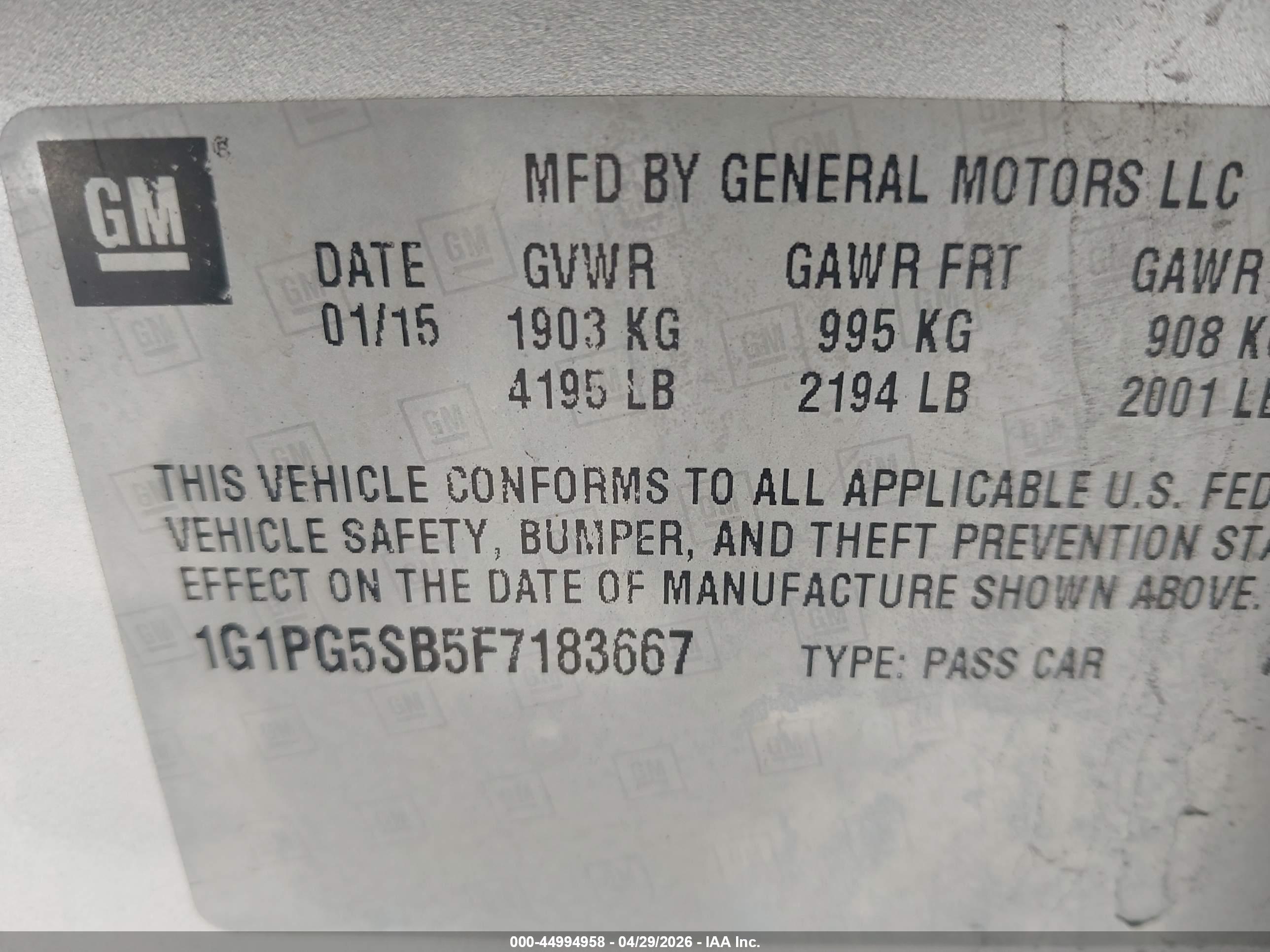 CHEVROLET CRUZE image 9