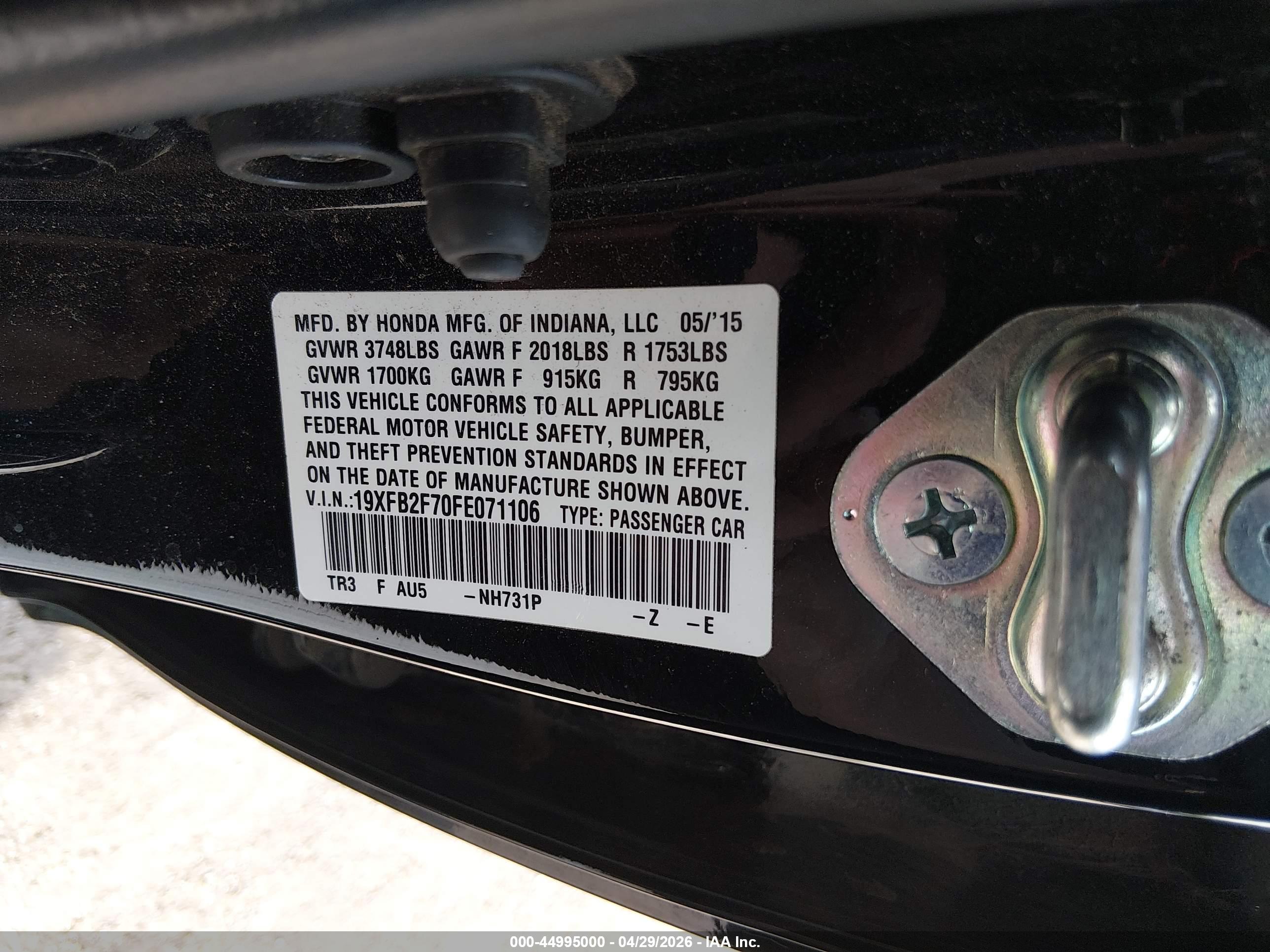 HONDA CIVIC image 9