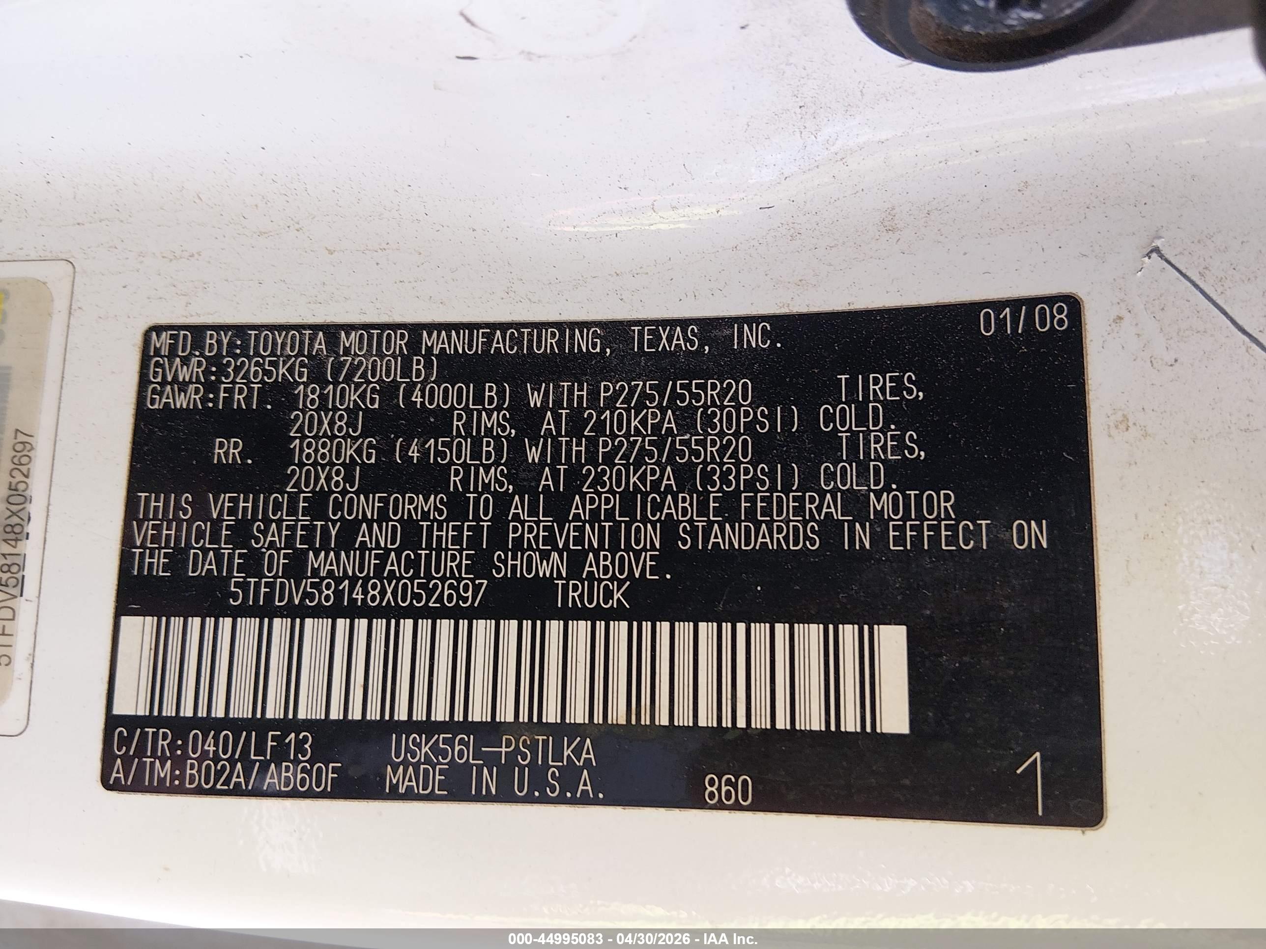 TOYOTA TUNDRA image 9