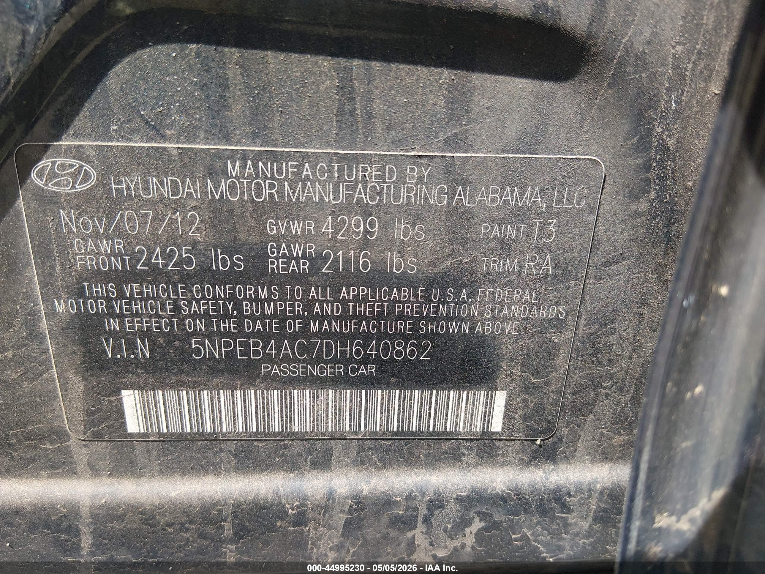 HYUNDAI SONATA image 9
