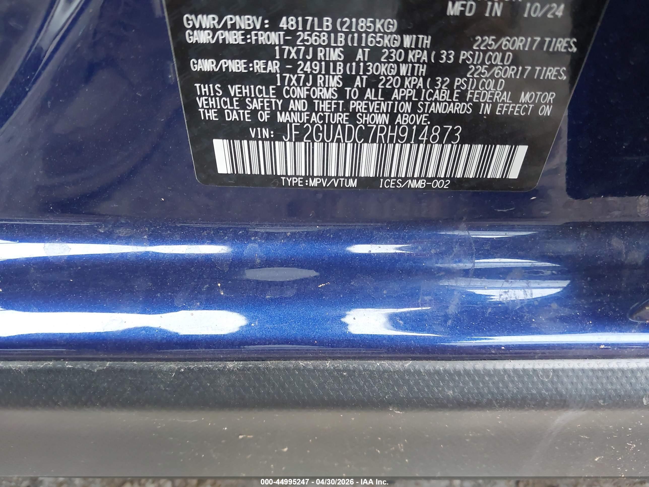 SUBARU CROSSTREK image 9