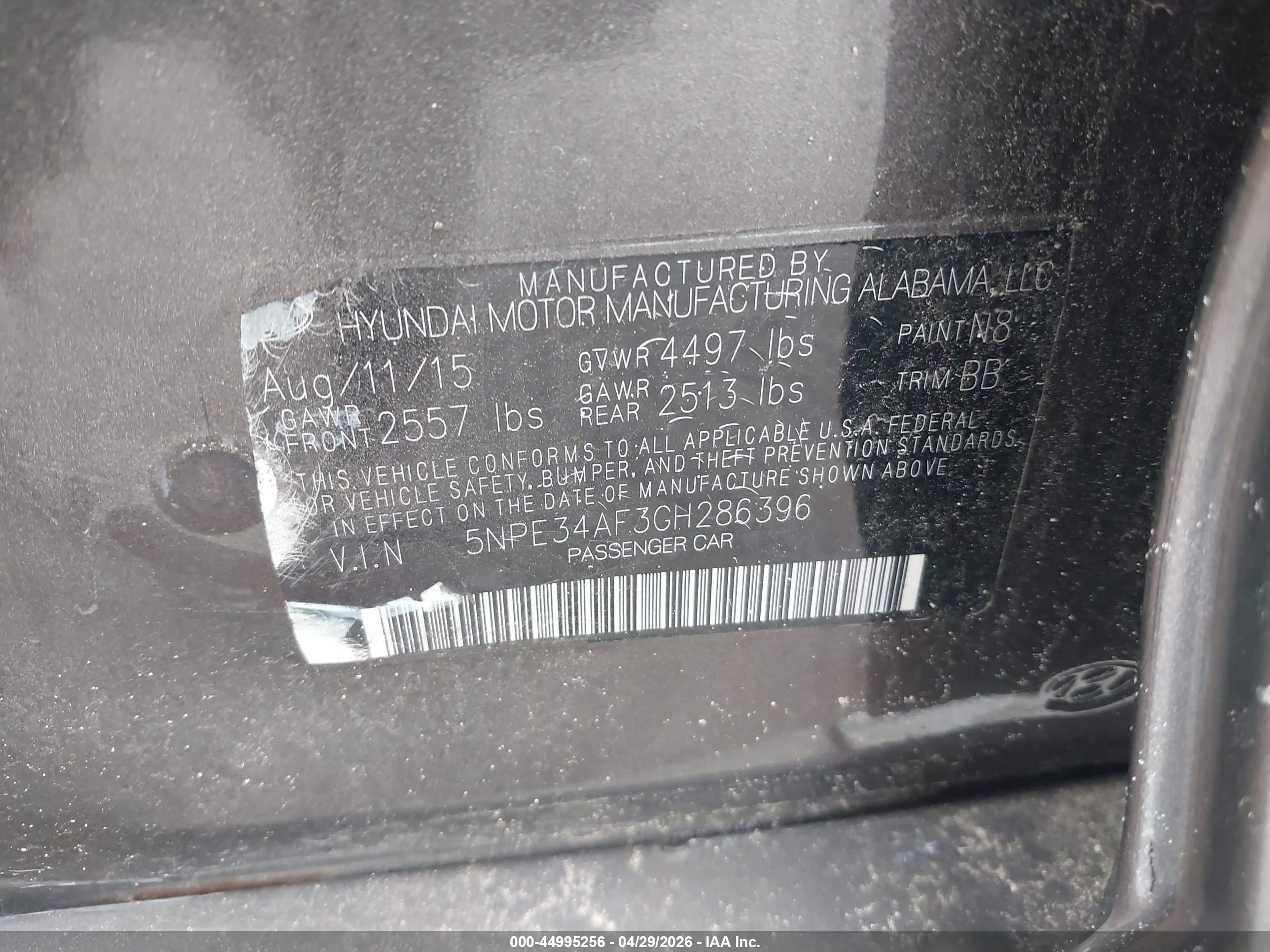 HYUNDAI SONATA image 9