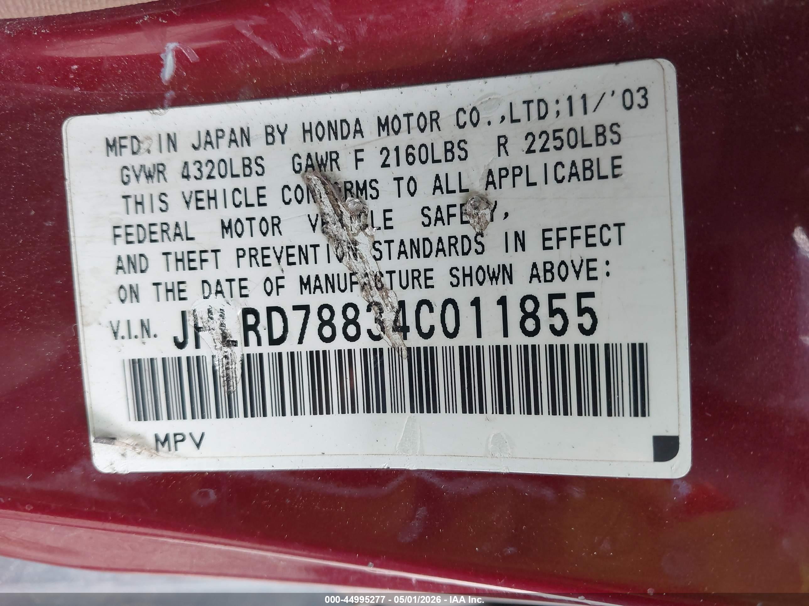 HONDA CR-V image 9
